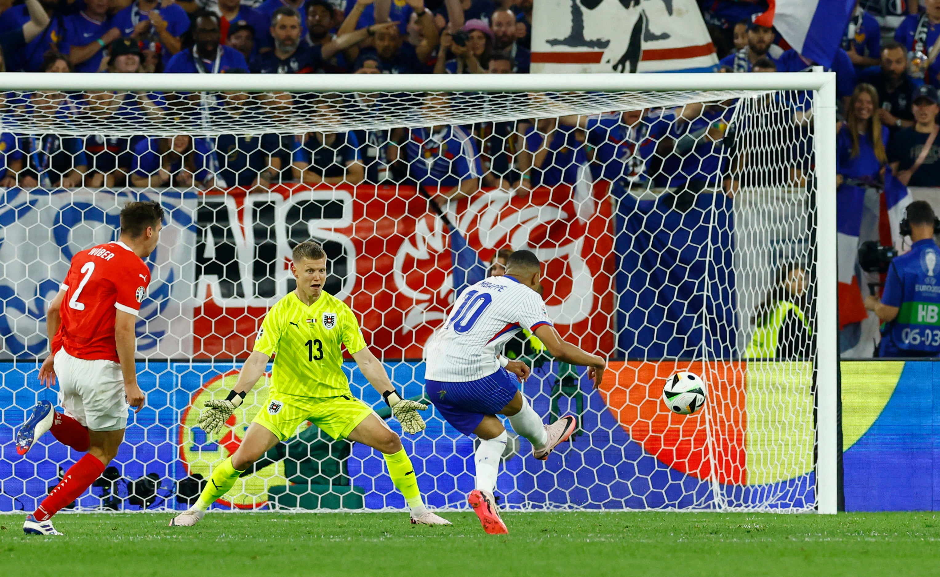 Austria vs France LIVE: Euro 2024 latest score and goal updates as Kylian Mbappe wastes chance to double lead