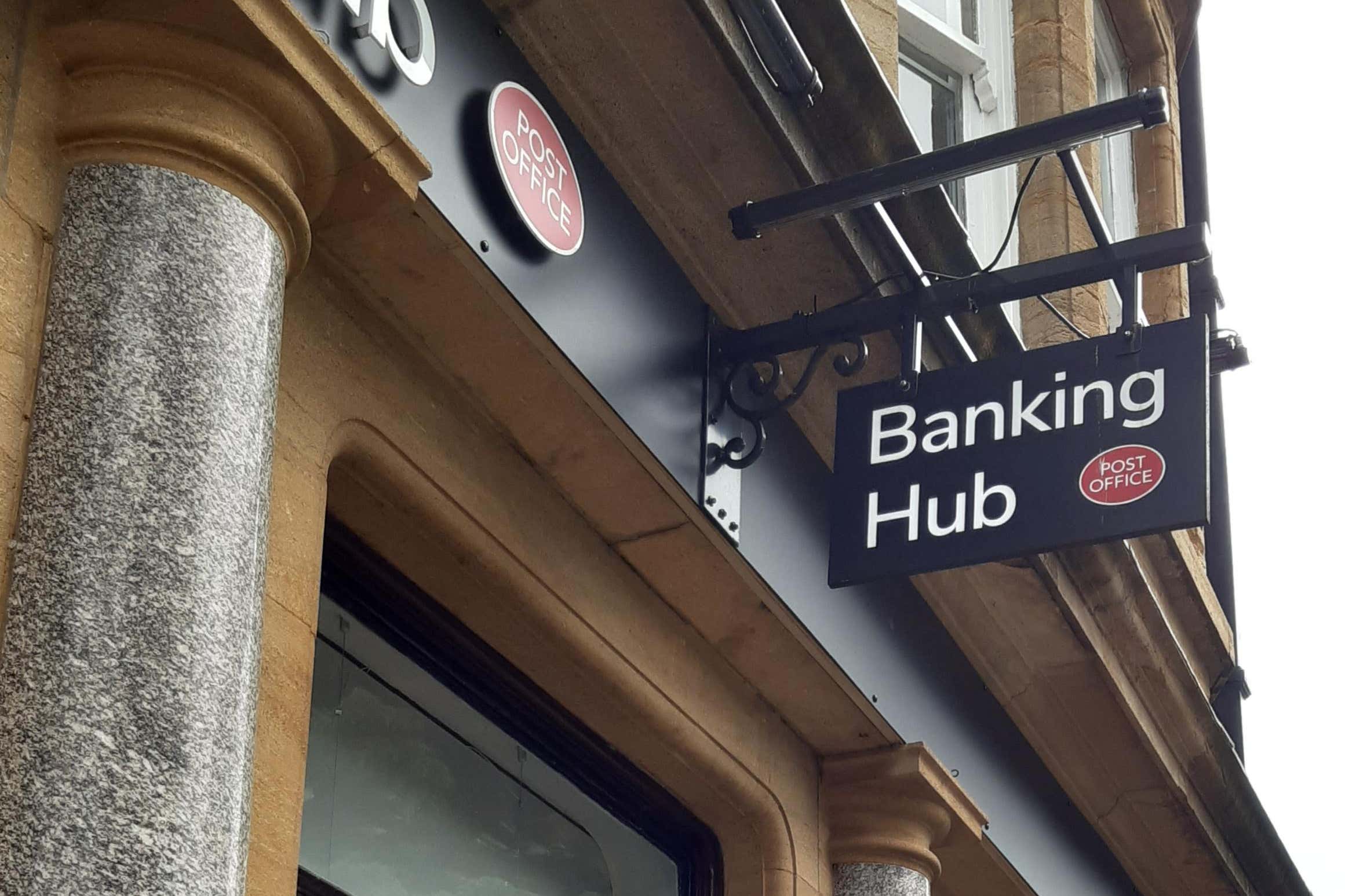 Banking hubs allow staff from several banks to share the same space (Vicky Shaw/PA)