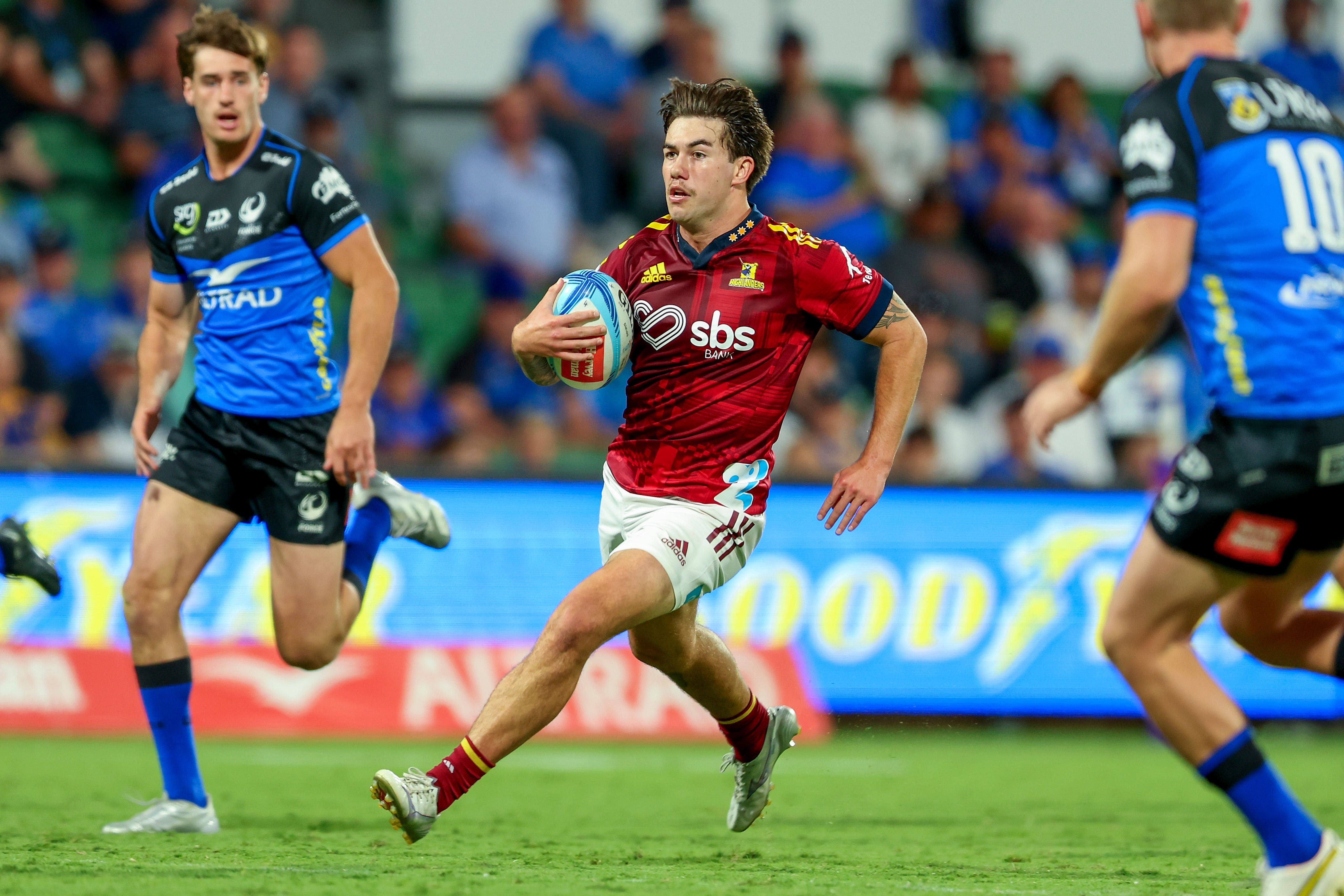 Connor Garden-Bachop of the Highlanders (James Worsfold/AAP/AP)