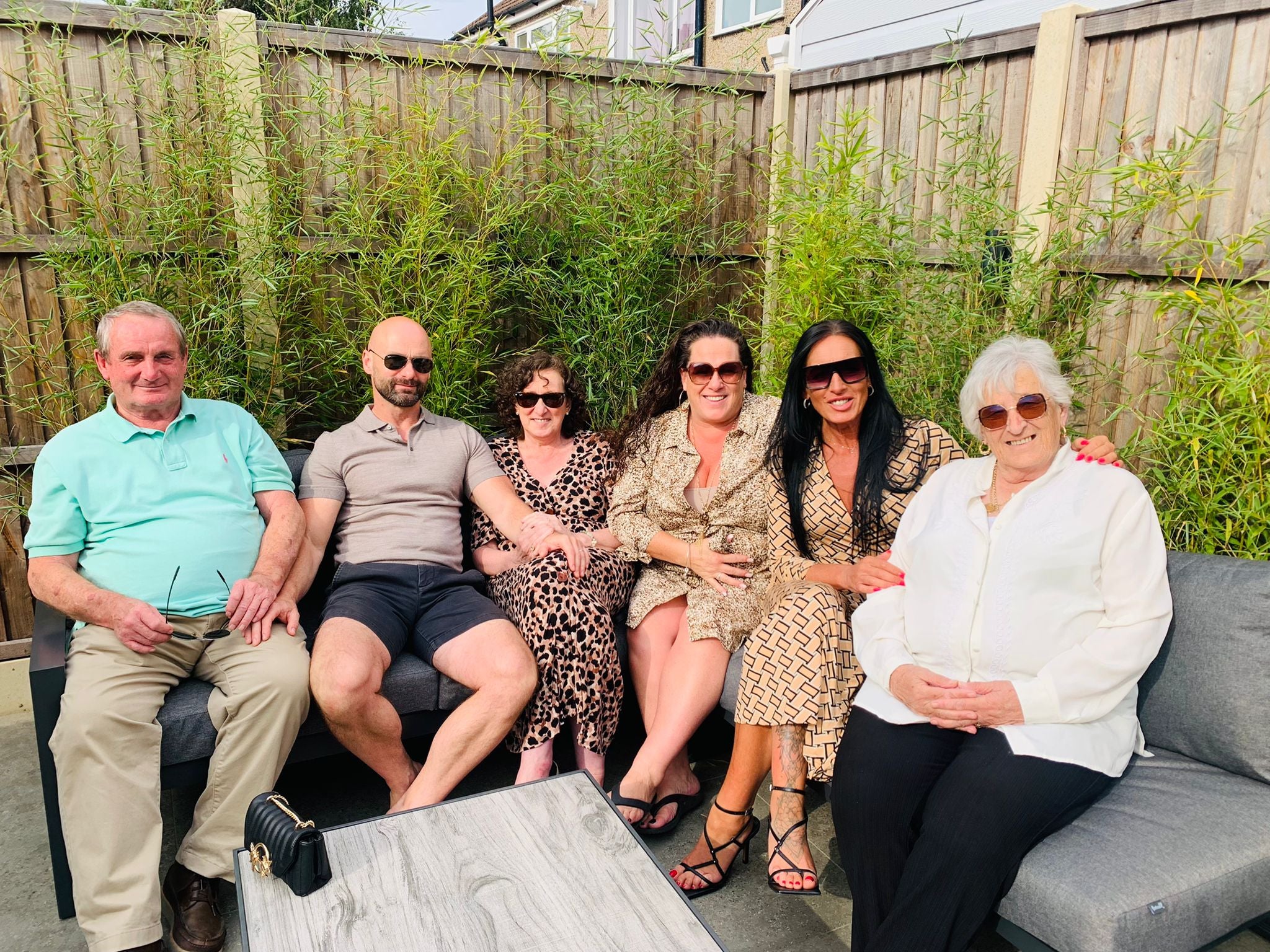 Jane with her family, L-R: Father Colin, brother Colin, Jane, sister Sarah, sister Julie, and mother Janet (Collect/PA Real Life)