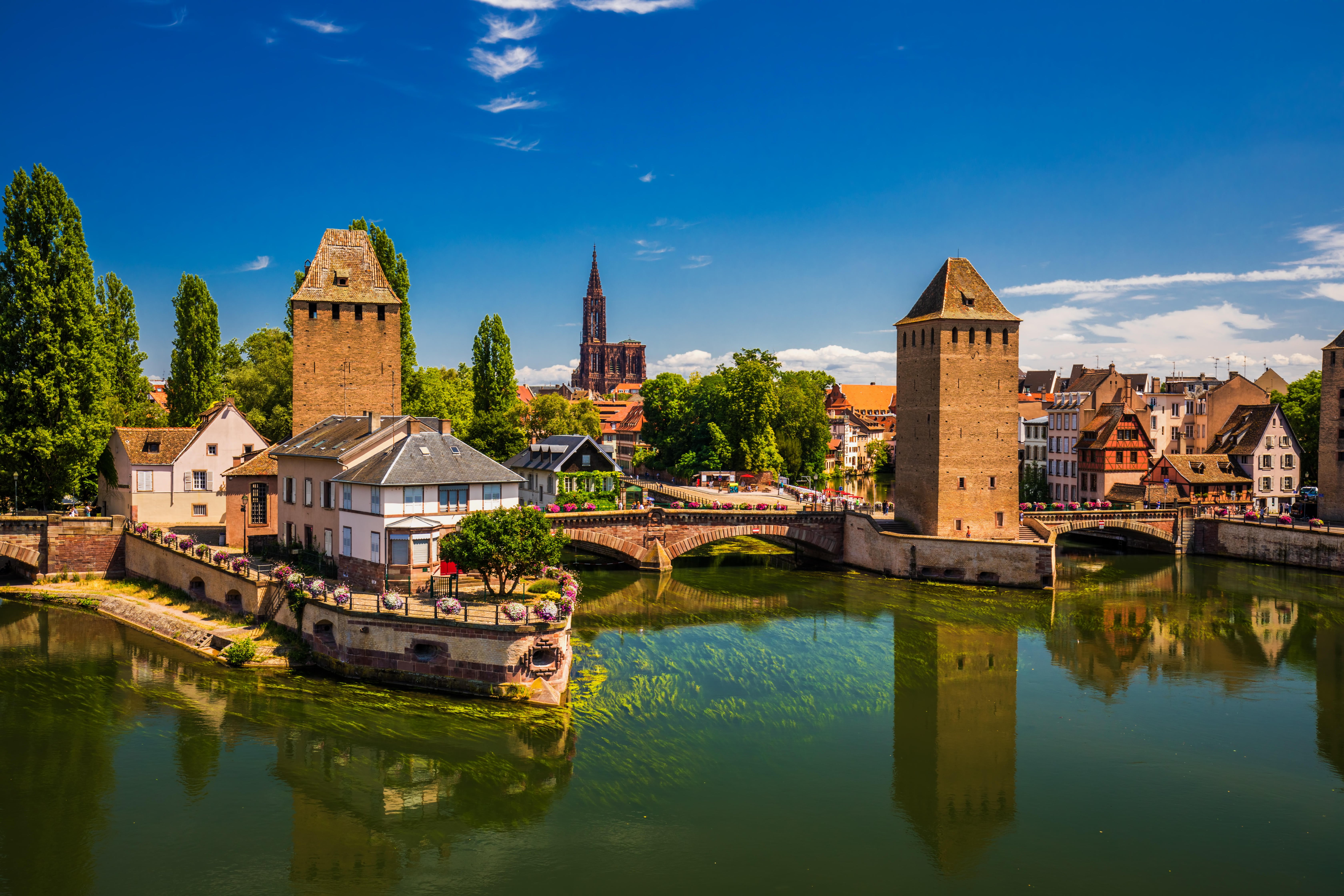 The medieval town of Strasbourg