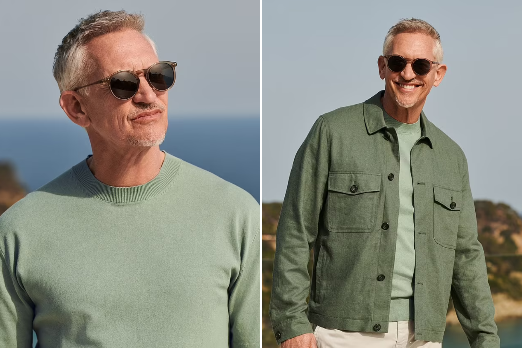 Lineker allegedly wore a green T-shirt and jacket he has modelled for Next live on air during England’s Euro opener game against Serbia