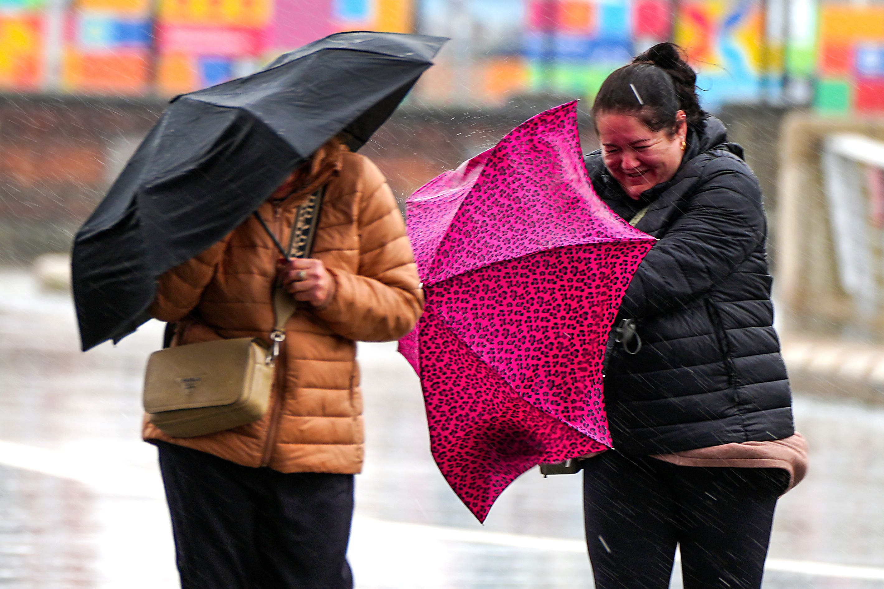 The Met Office issued a yellow weather warning (Peter Byrne/PA)