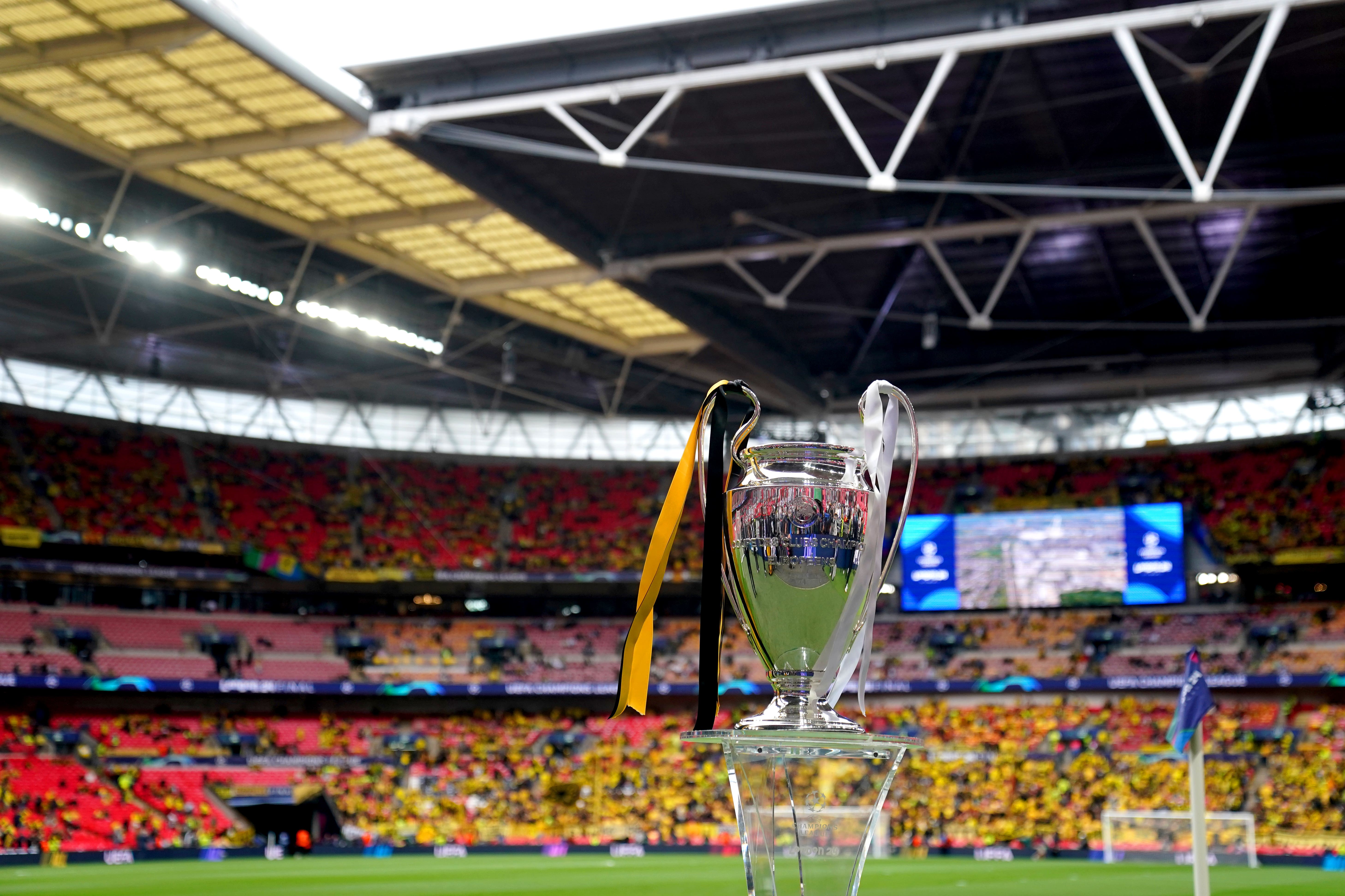 Real Madrid played Borussia Dortmund in the Champions League final at Wembley (Joe Giddens/PA)