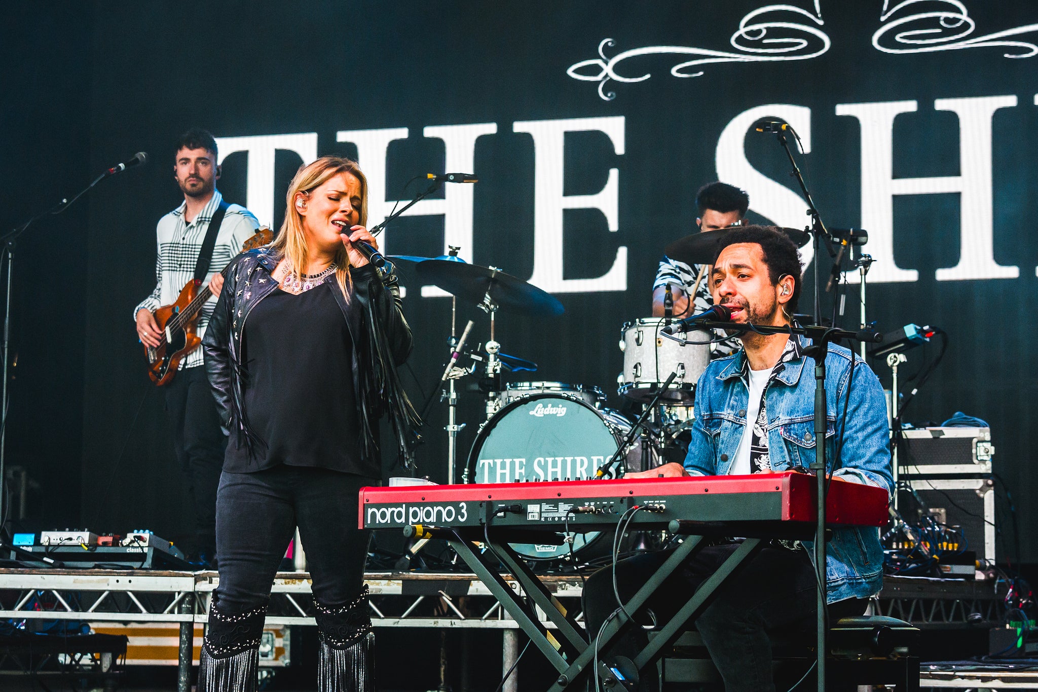 British duo The Shires performing at Black Deer festival