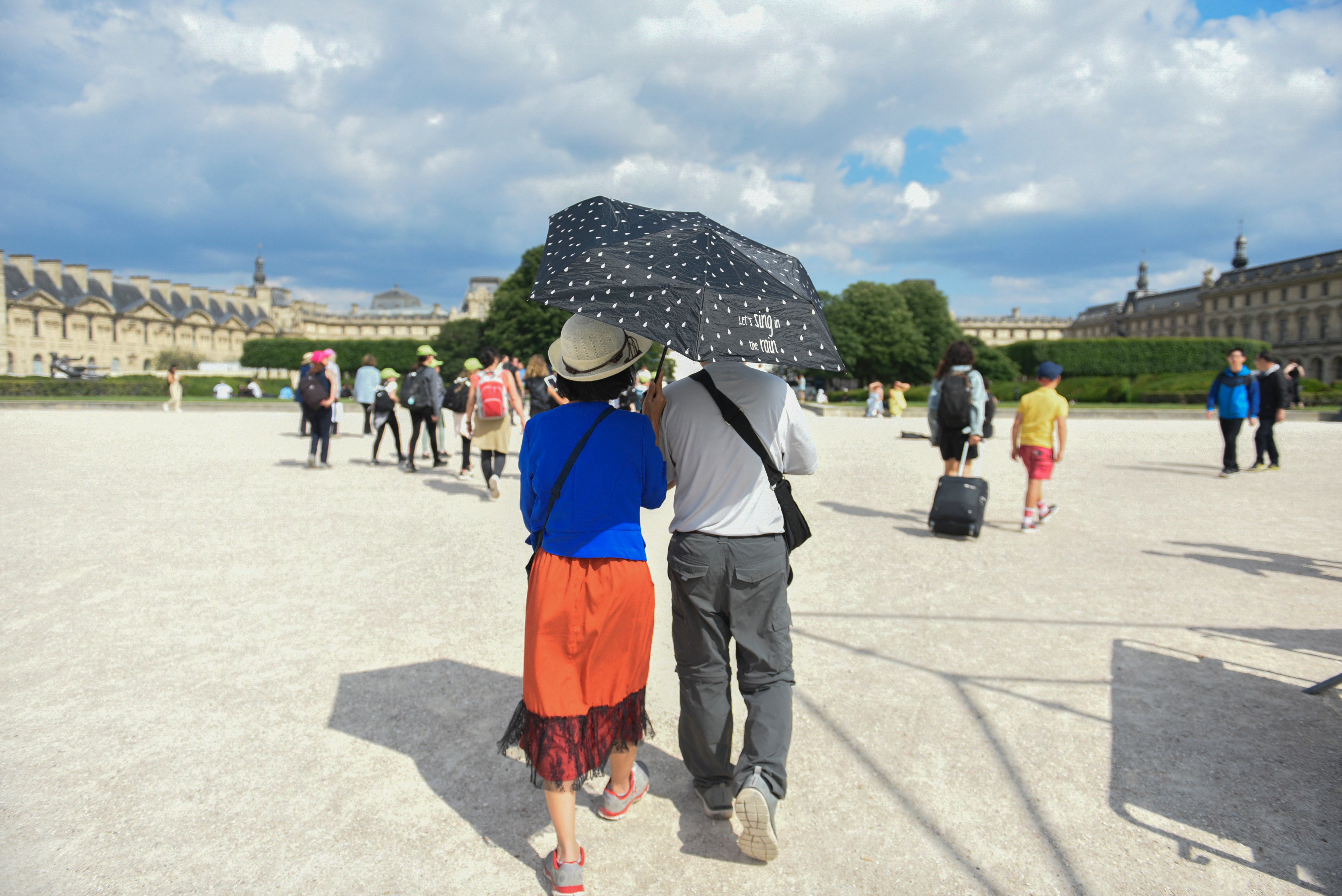 Paris residents endured a heat wave last summer