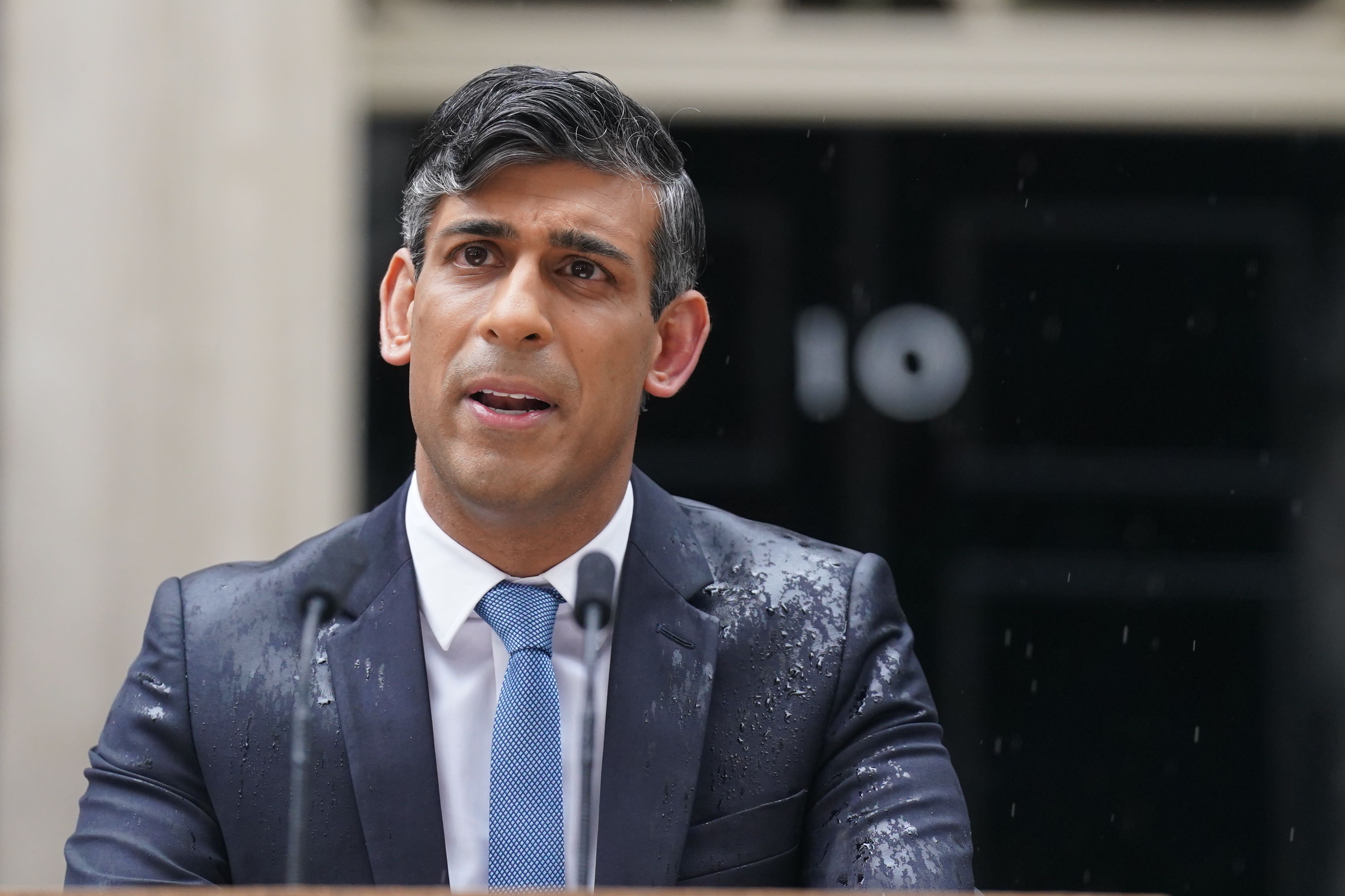 Rishi Sunak’s Conservatives are heading for a record defeat on July 4, according to a mammoth poll from Ipsos (Stefan Rousseau/PA)