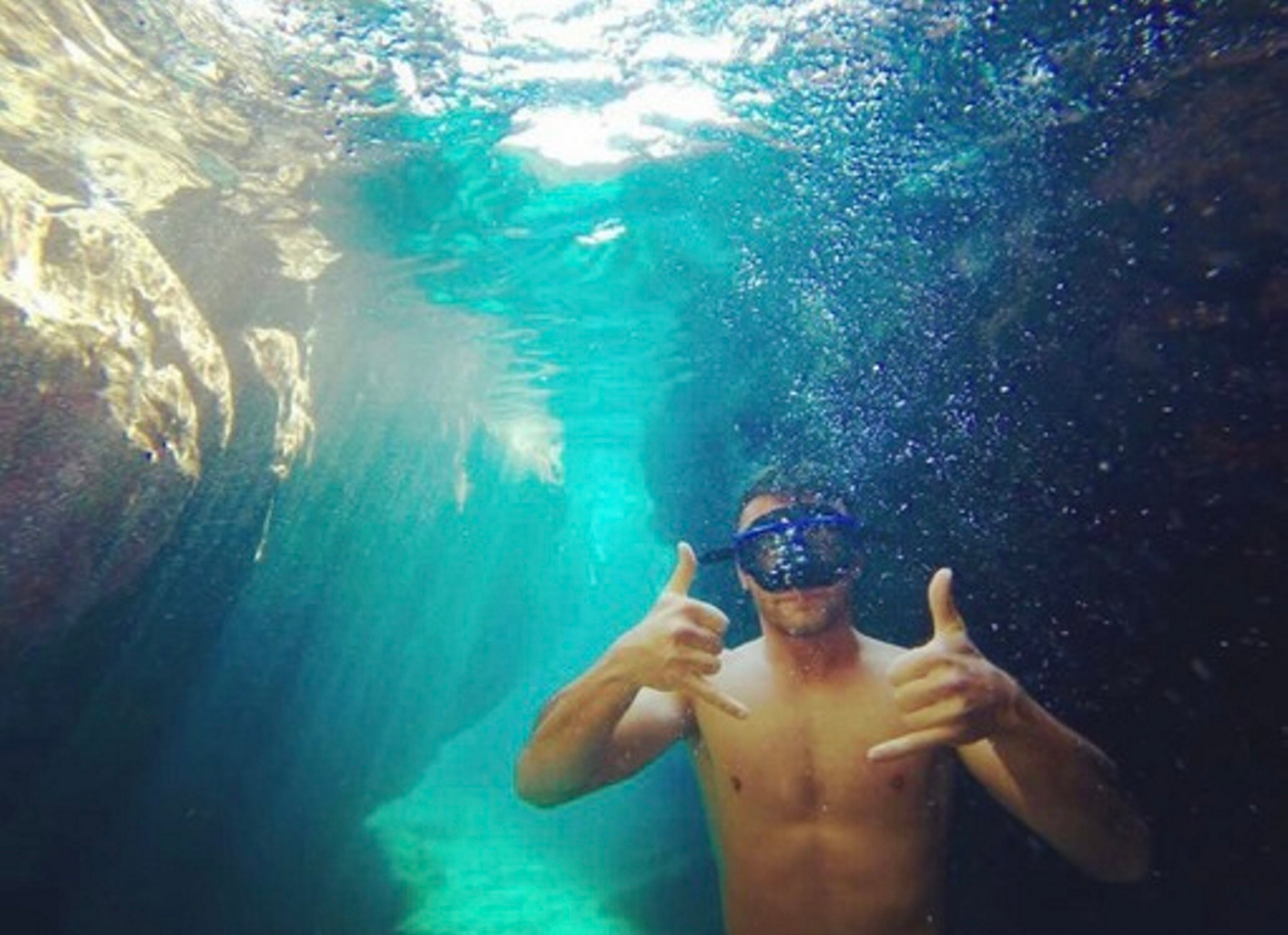 Jack during a scuba diving experience