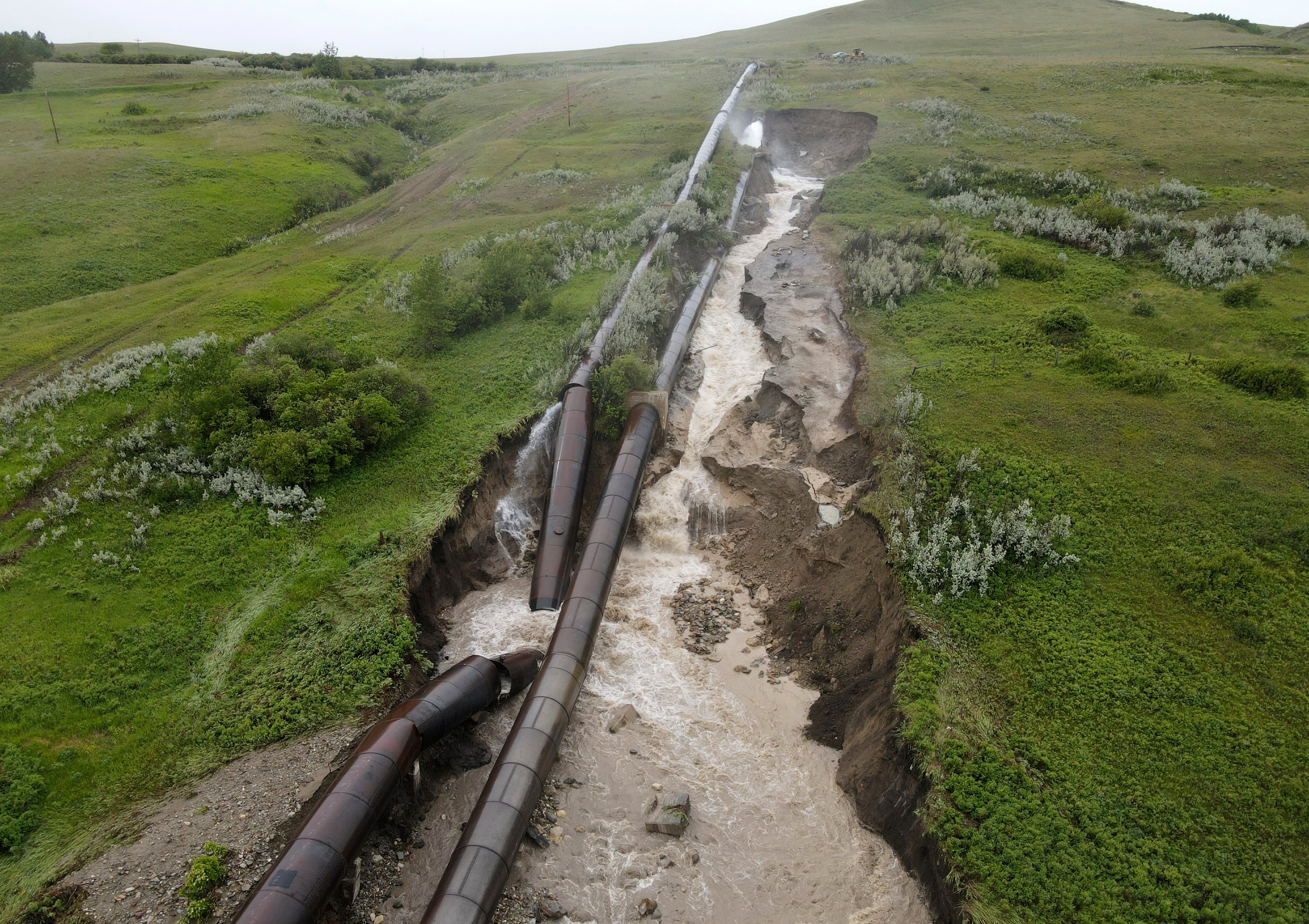 Irrigation Pipe Flooding Montana