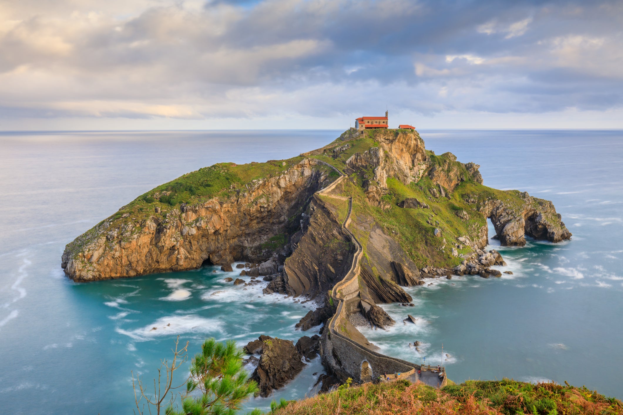 It’s 241 steps up to San Juan de Gaztelugatxe