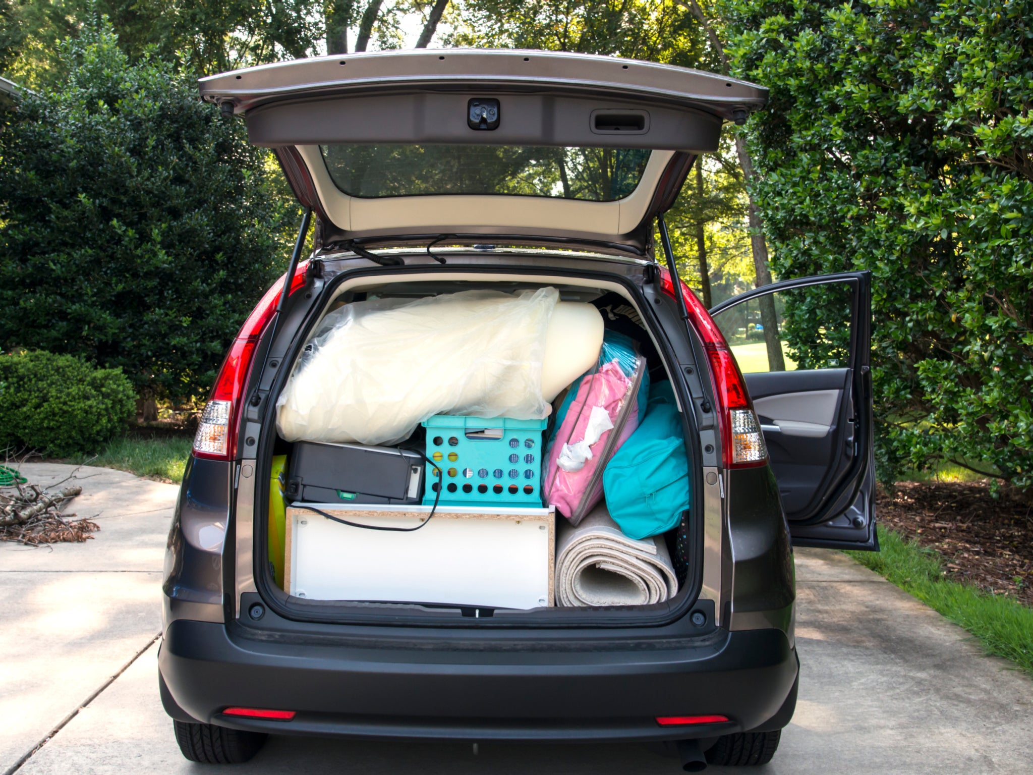 Overloading your car could leave you with a fine and three points on your license