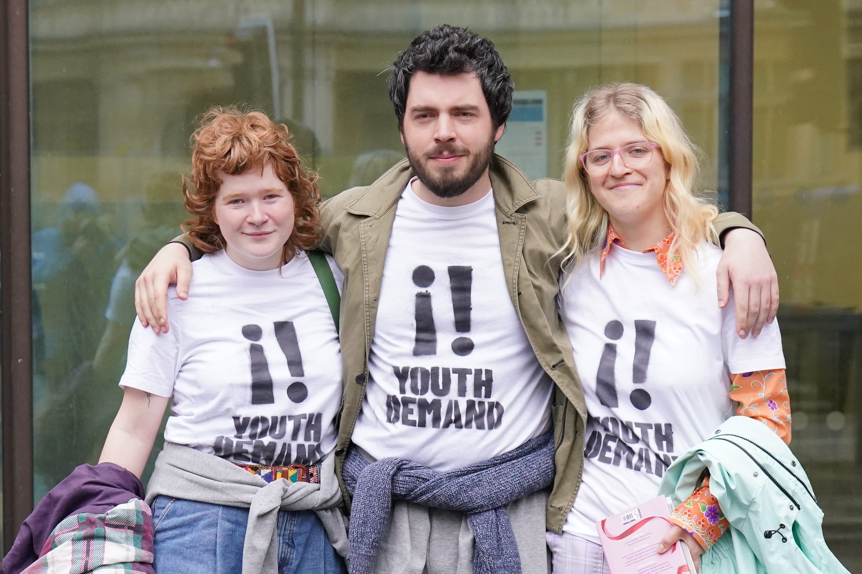 Sir Keir Starmer’s wife felt ‘a bit sick’ when she encountered a Youth Demand pro-Palestine protest outside their family home, a court has heard (Jonathan Brady/PA)