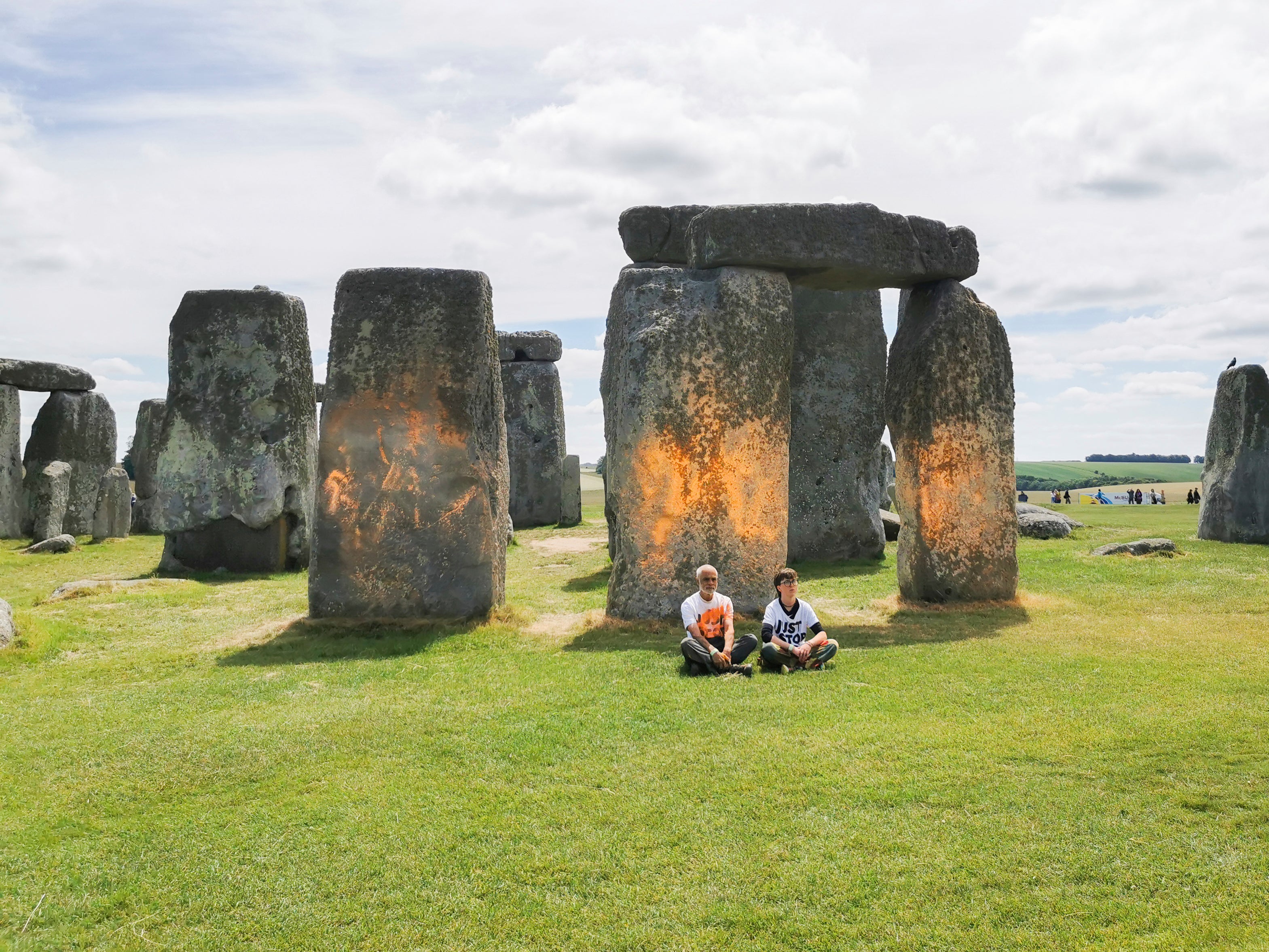 Activists at Stonehenge