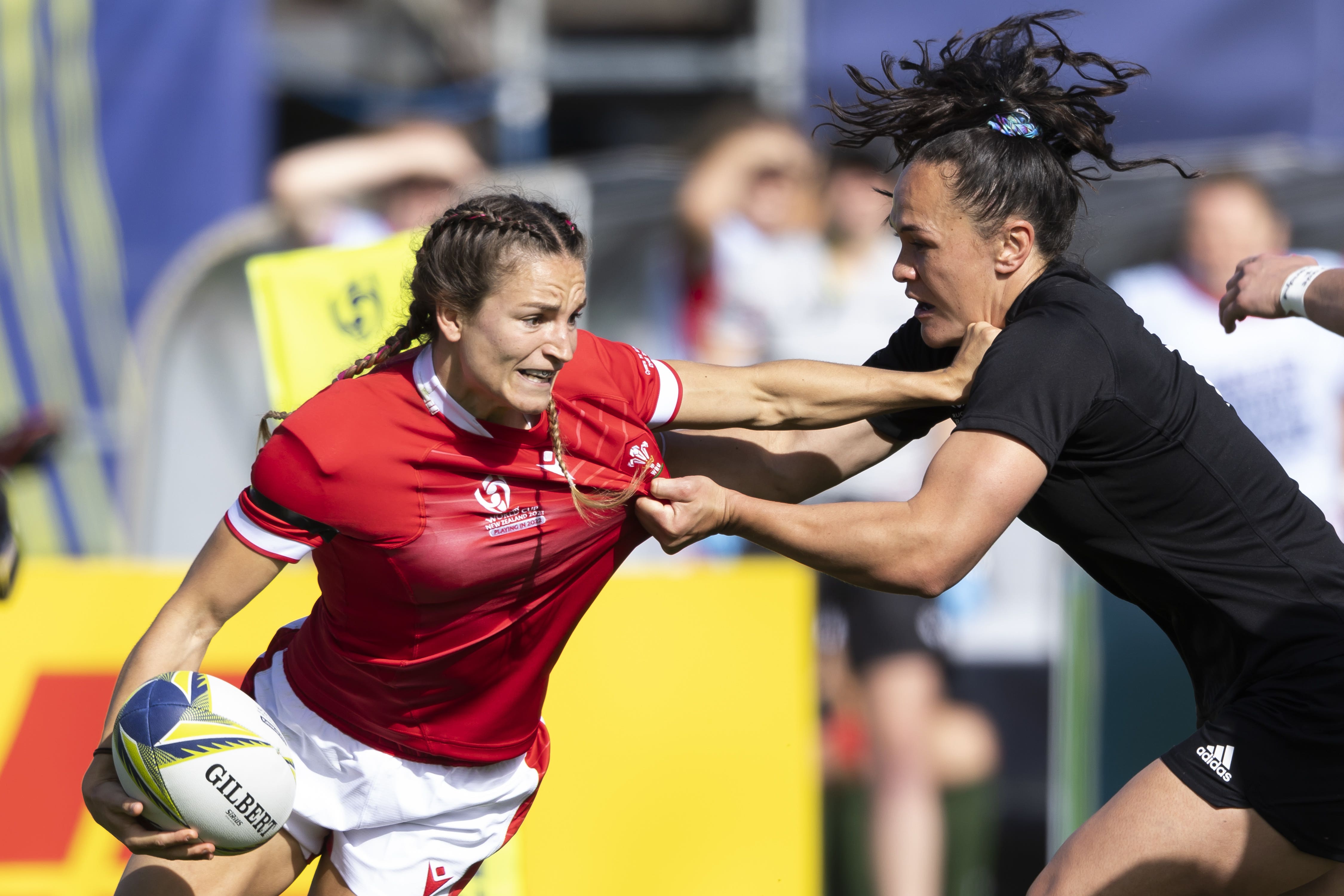 Wales winger Jasmine Joyce, left, helped Team GB finish fourth at both Rio 2016 and Tokyo 2020 (Brett Phibbs/PA)