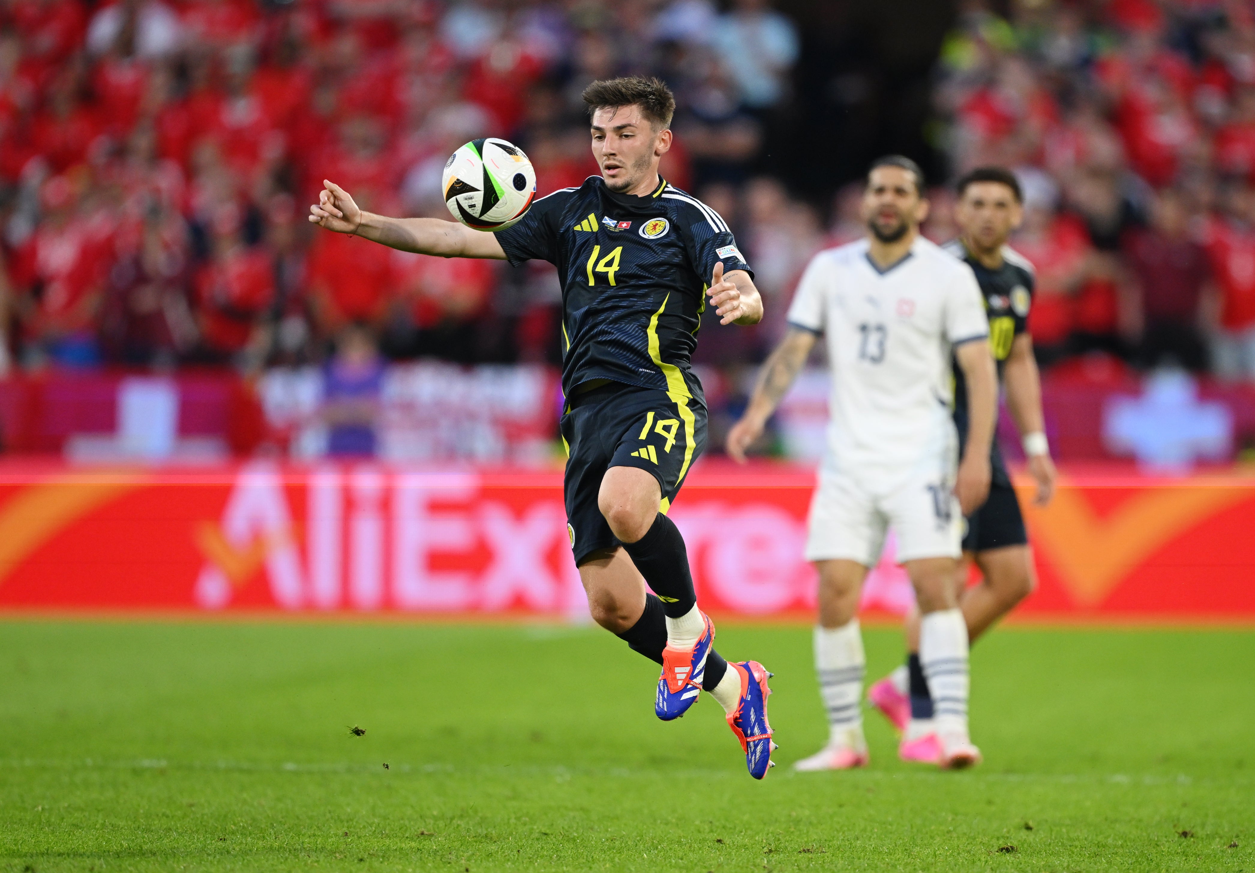 Billy Gilmour had a calming effect in midfield