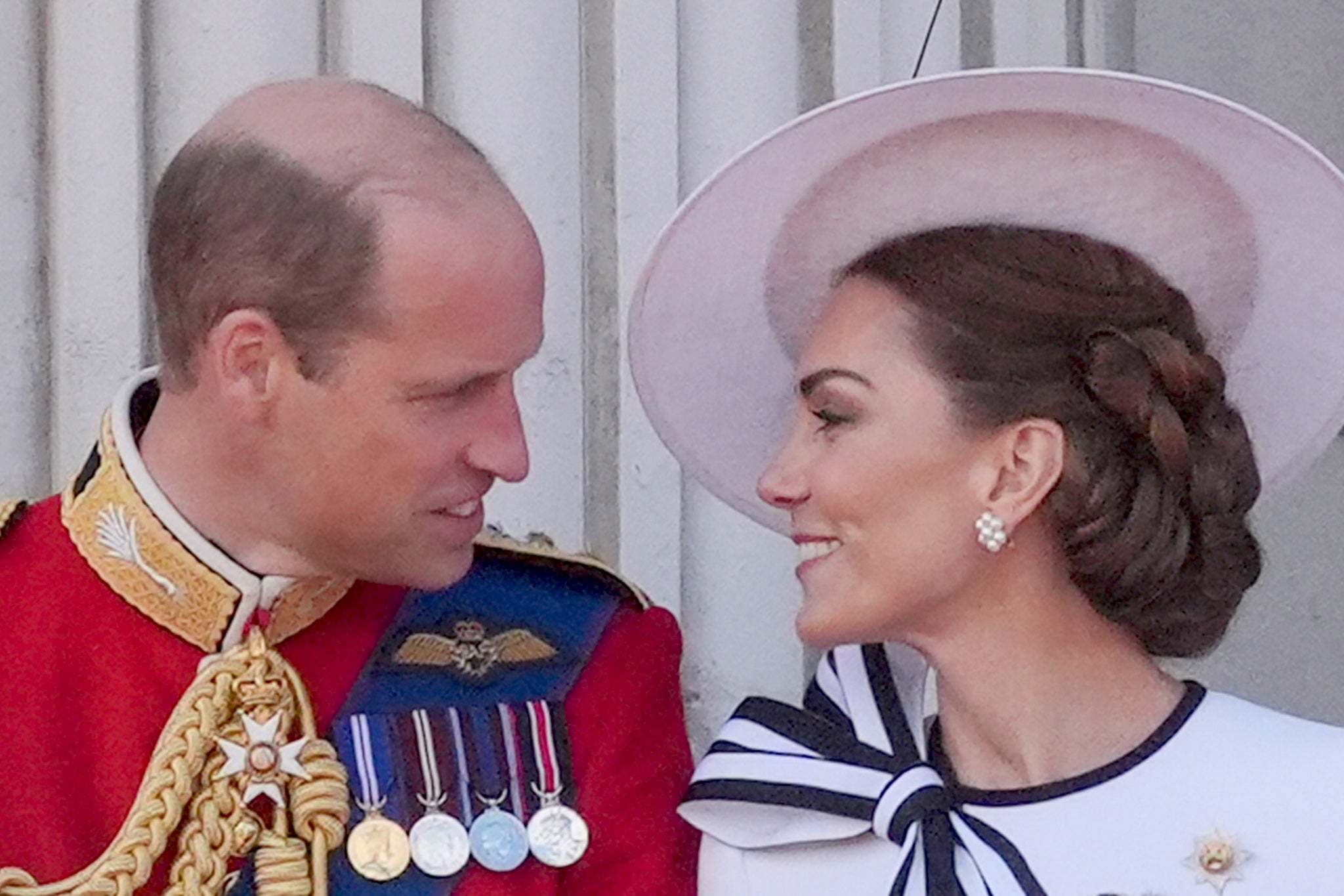 The pair were pictured looking lovingly into each other’s eyes at this year’s Trooping the Colour, the princess’s first public engagement of the year.