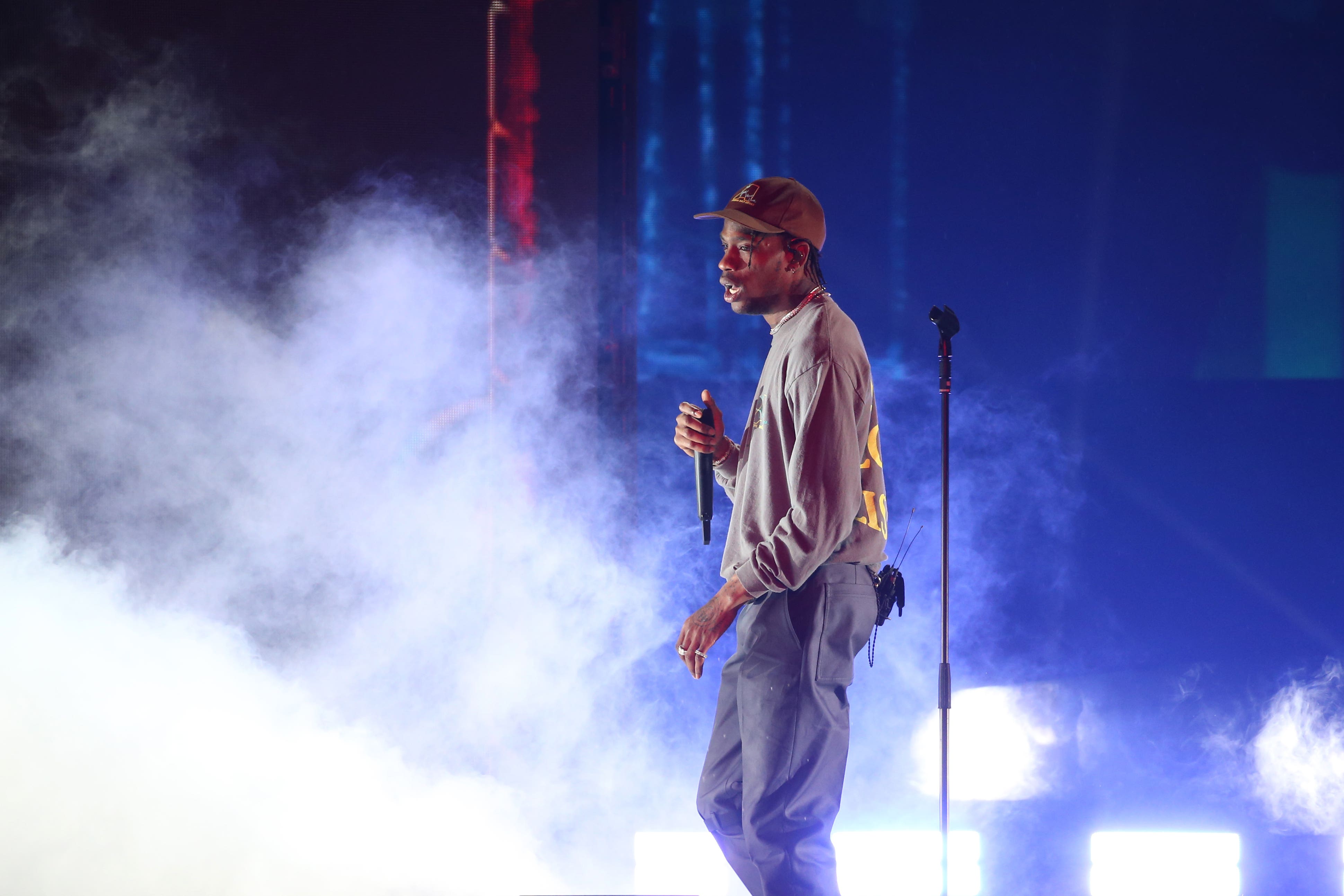 Rapper Travis Scott has been arrested in Miami (Isabel Infantes/PA)