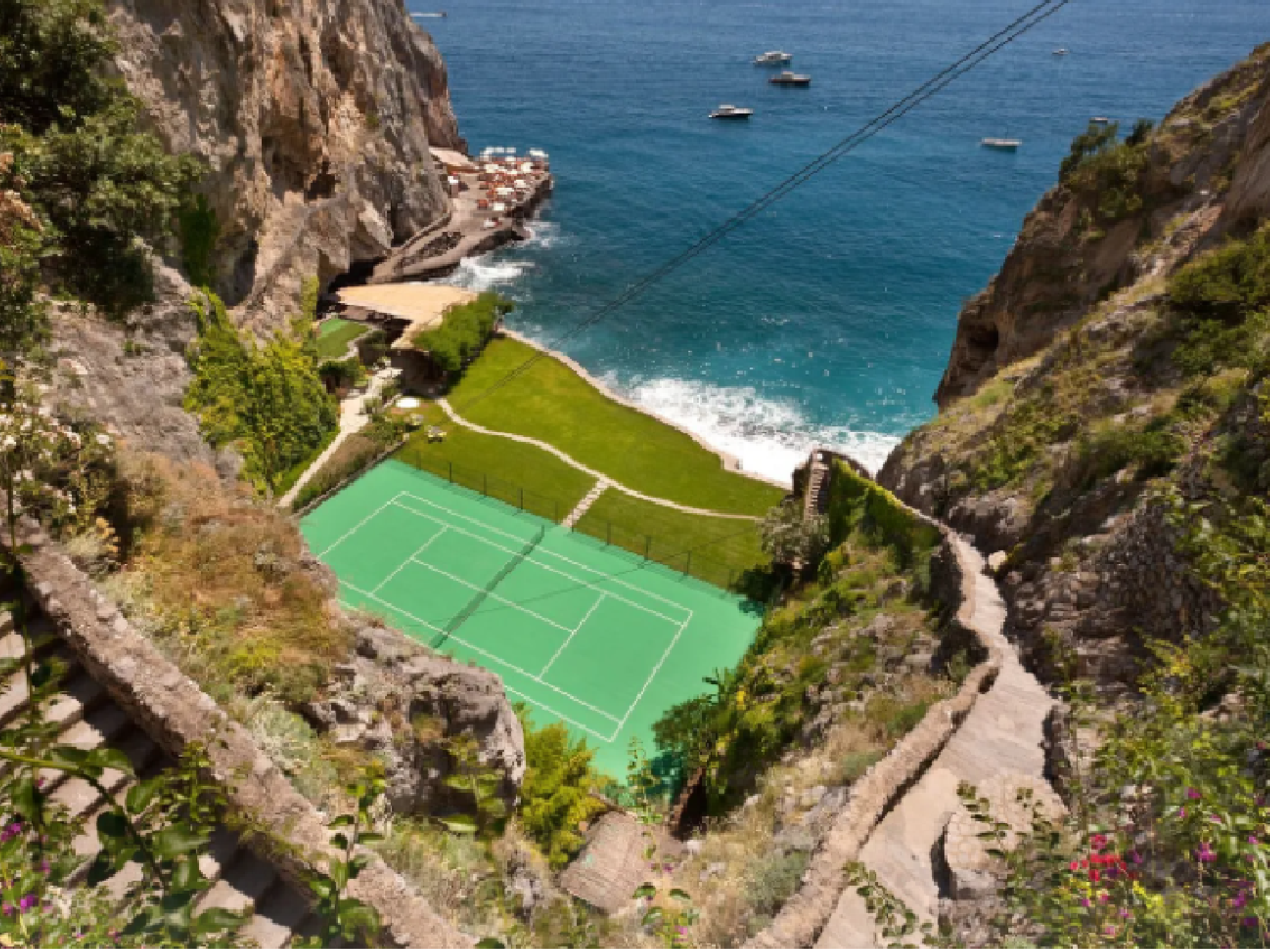 Hear the waves clapping your shots at Il San Pietro Di Positano