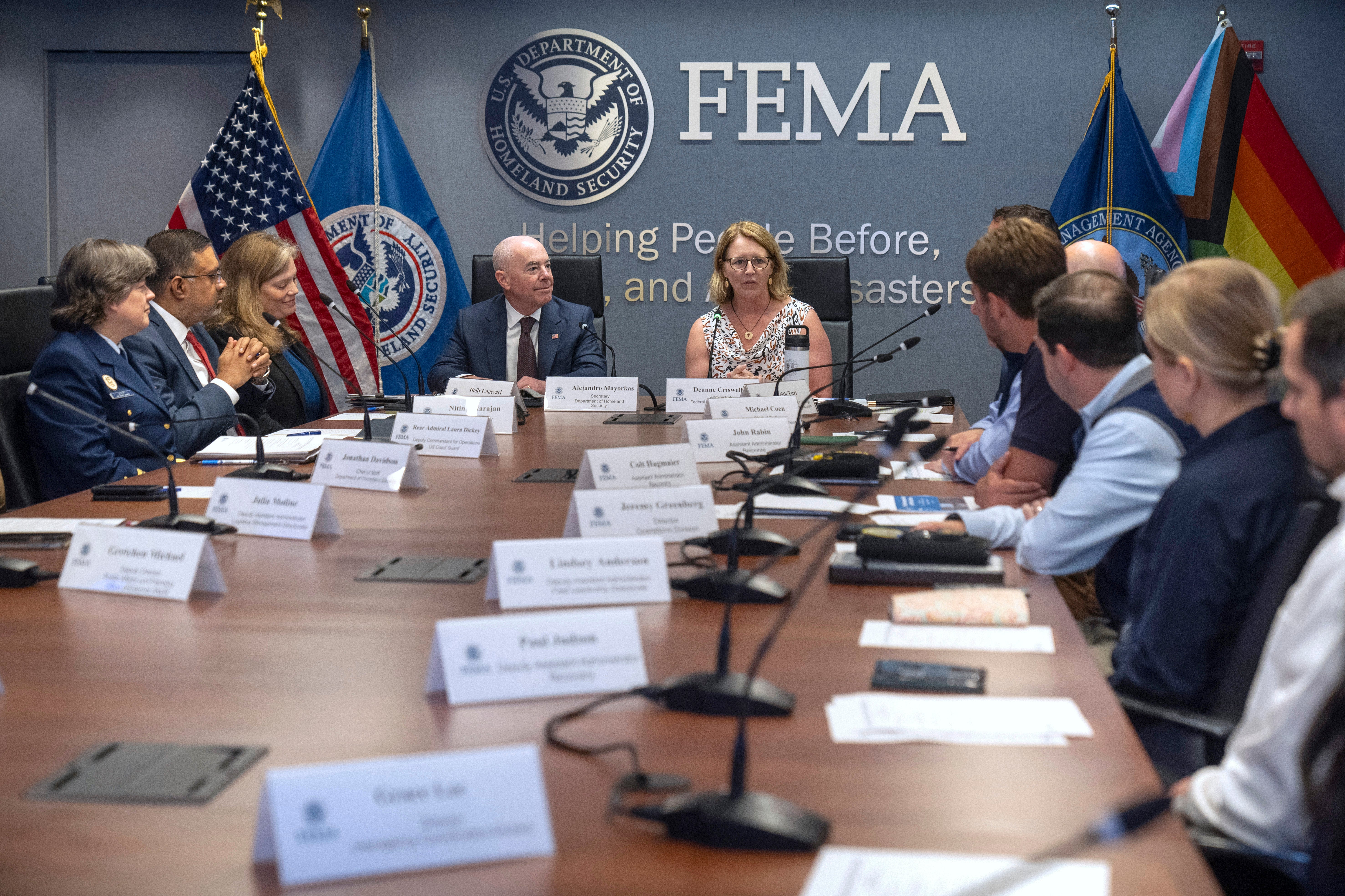 Mayorkas FEMA Interview