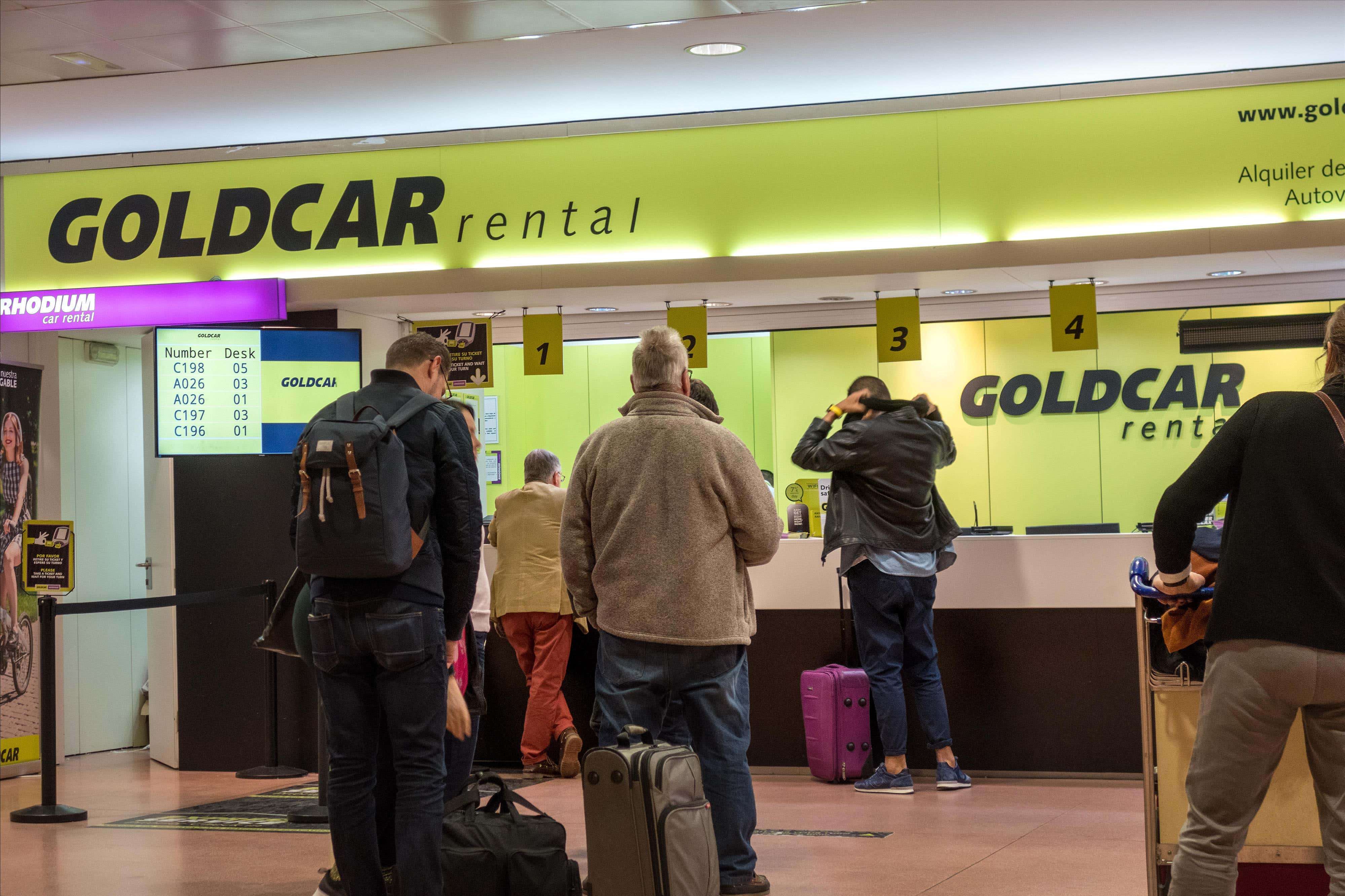 Goldcar ranked last in a customer satisfaction survey due to extra charges and poor car condition