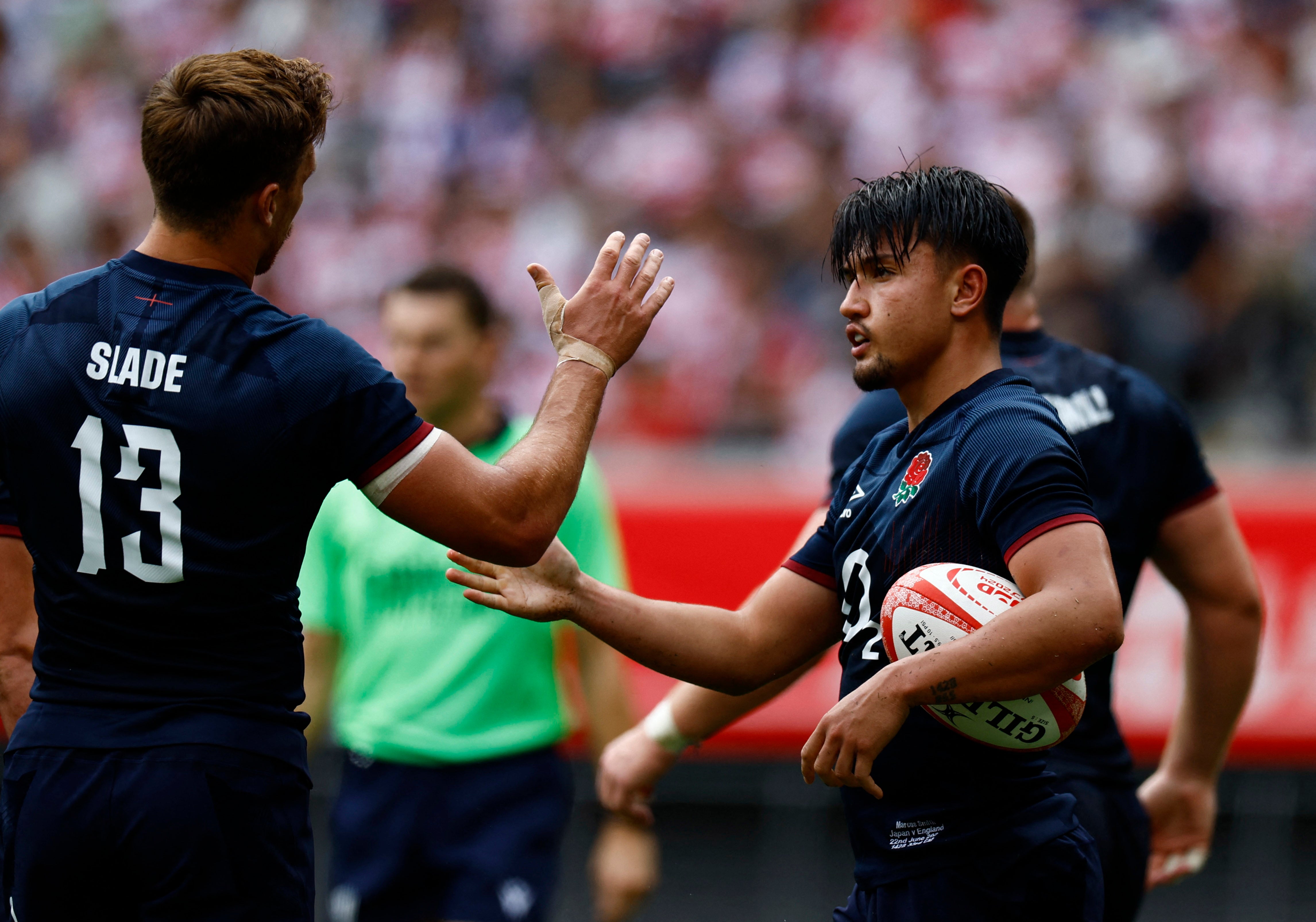 Marcus Smith and Henry Slade guided England to victory in