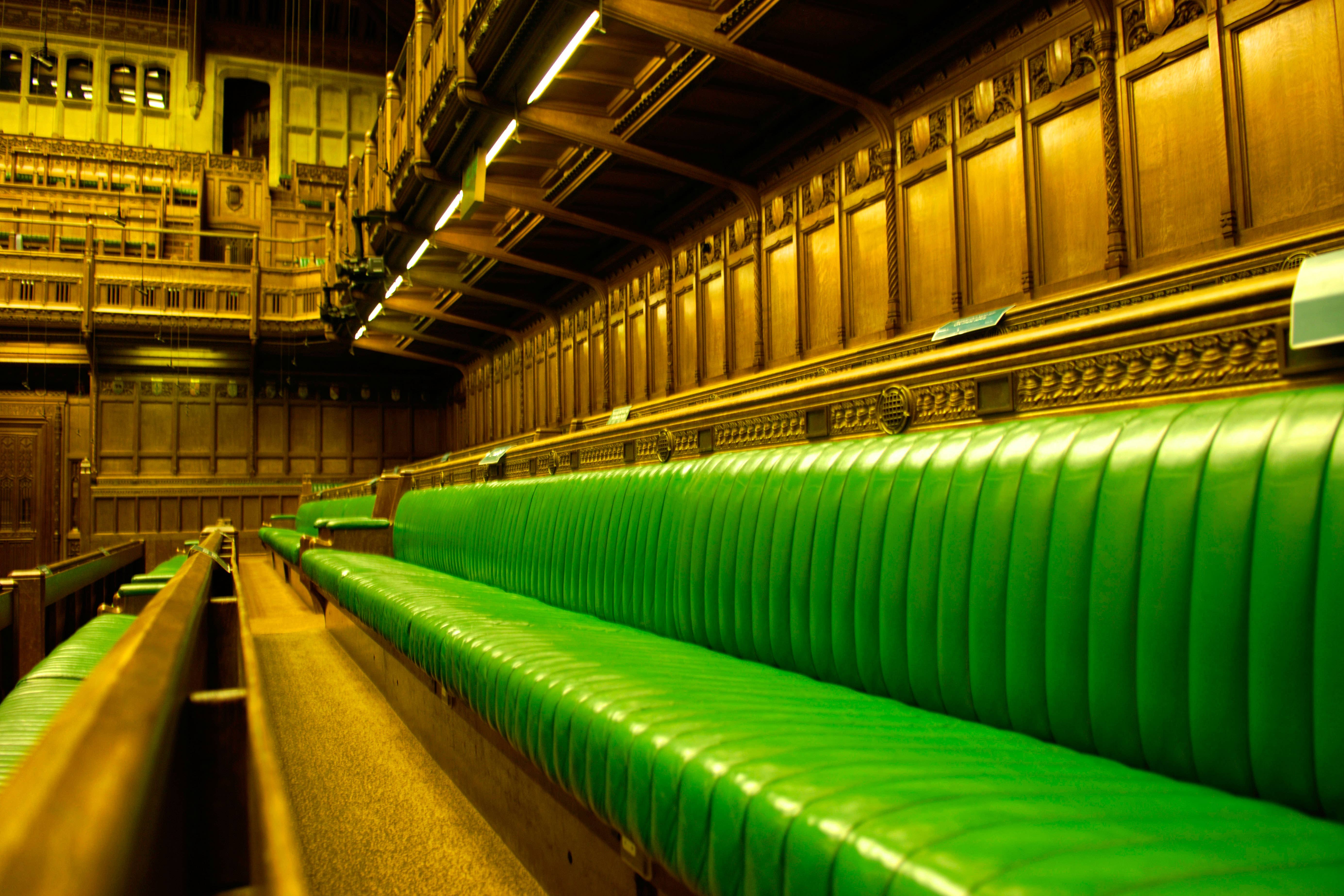 Empty backbenches in the House of Commons (DIGITEYES/Alamy)