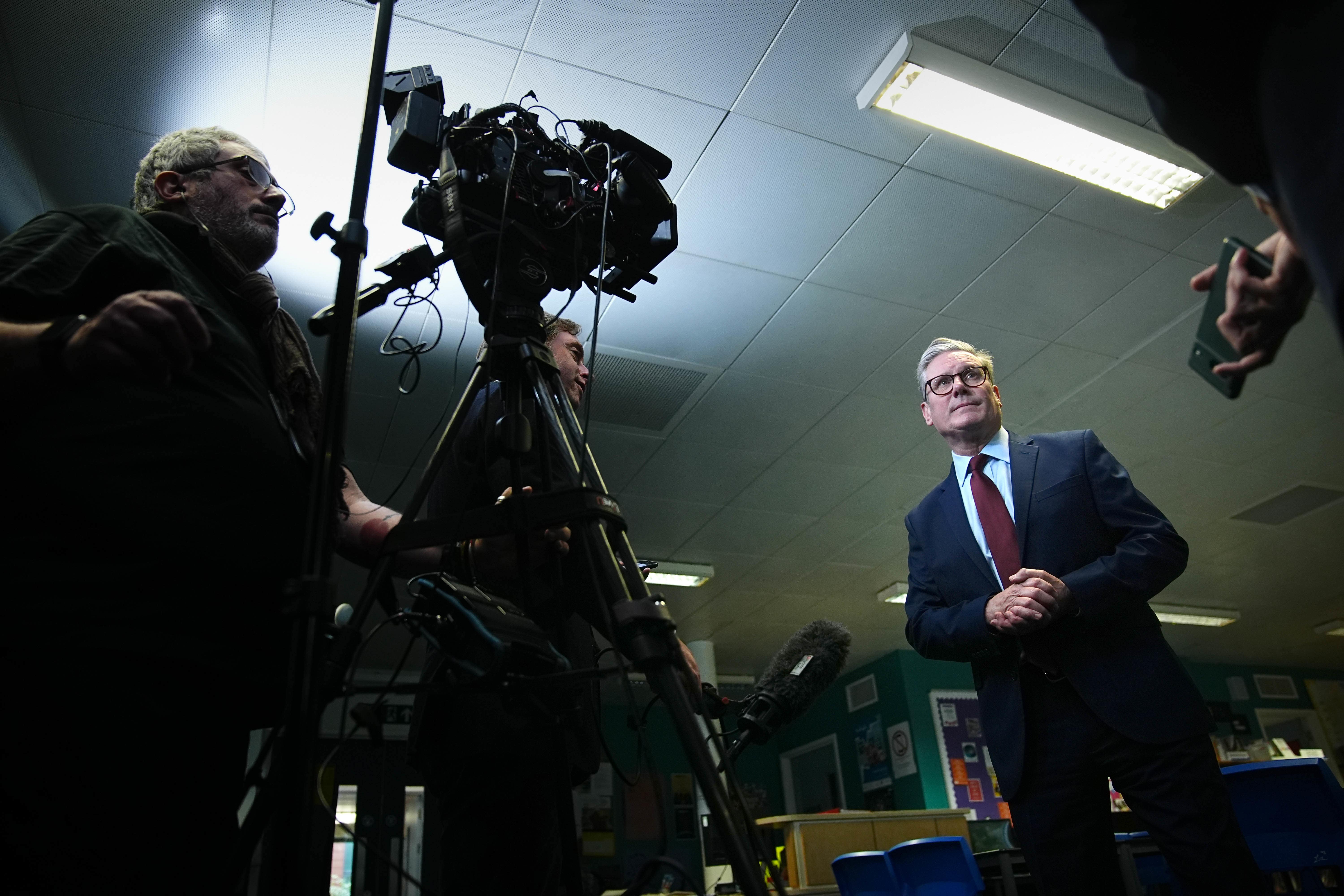 Labour Party leader Sir Keir Starmer said he wanted a better trade relationship with the EU