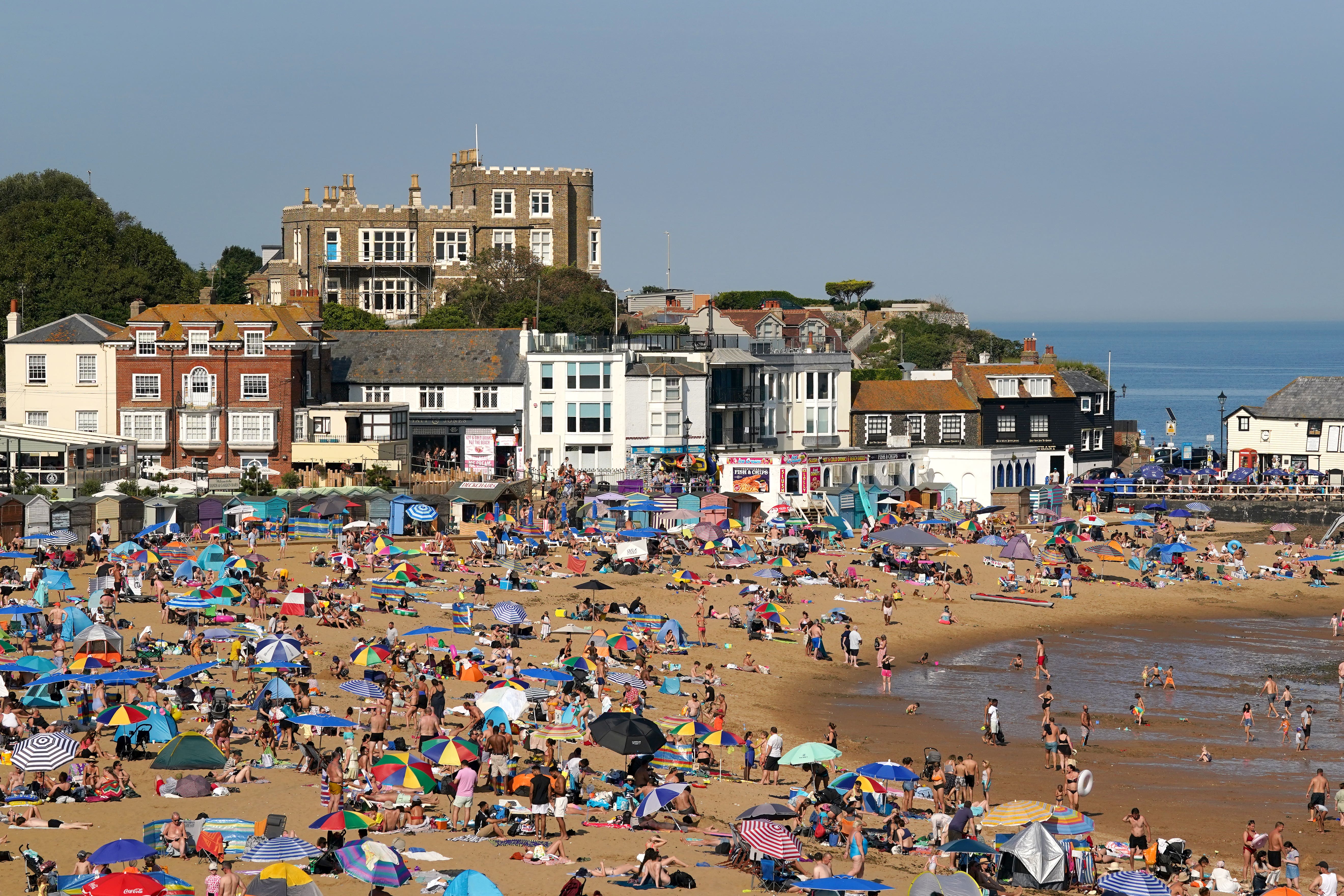 Temperatures are expected to reach highs of 30C, particularly in the South East (Gareth Fuller/PA)