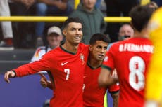 Turkey v Portugal LIVE: Result and reaction as Cristiano Ronaldo’s side win Group F at Euro 2024