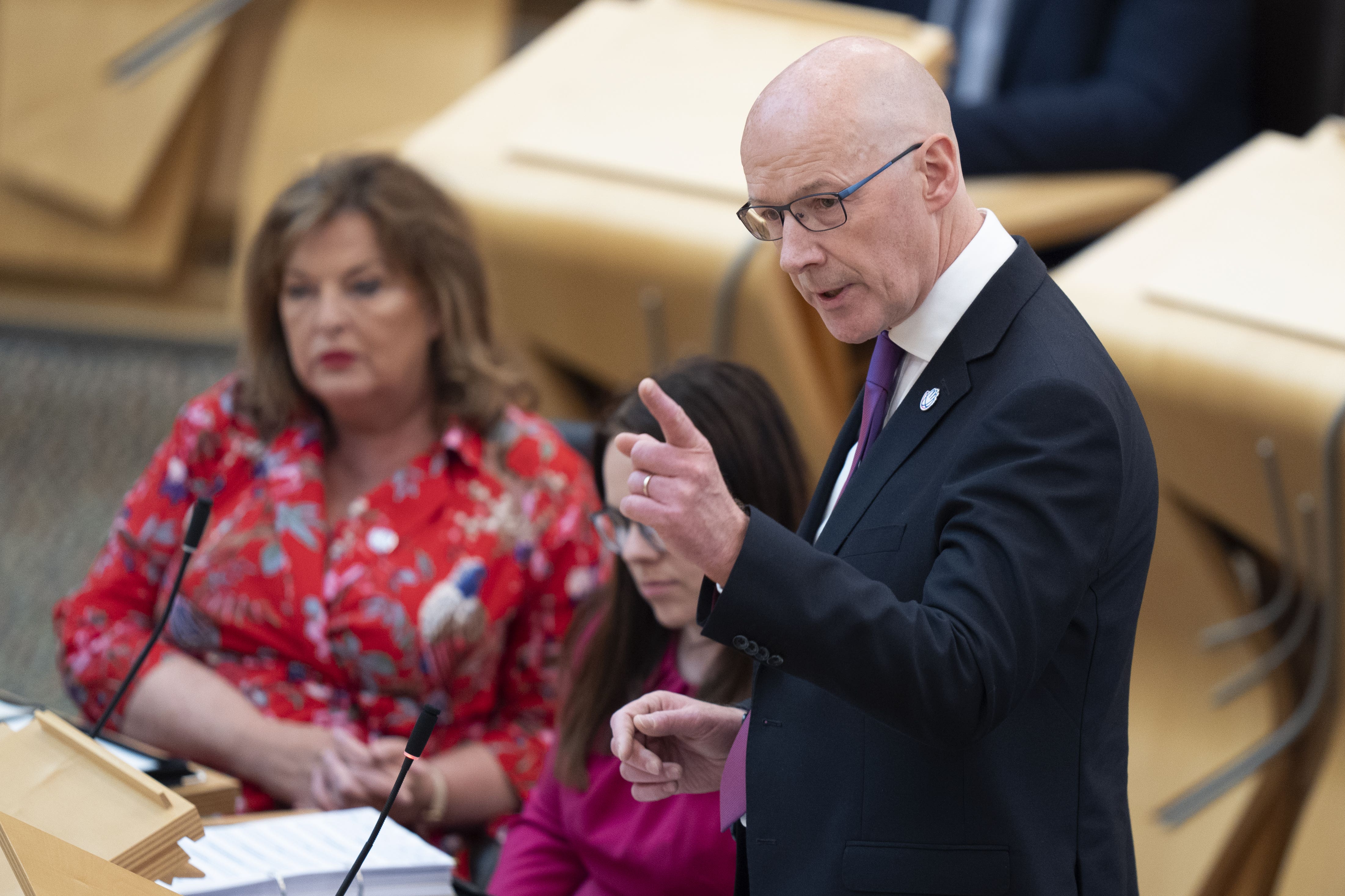 The First Minister was speaking on Sunday (Jane Barlow/PA)