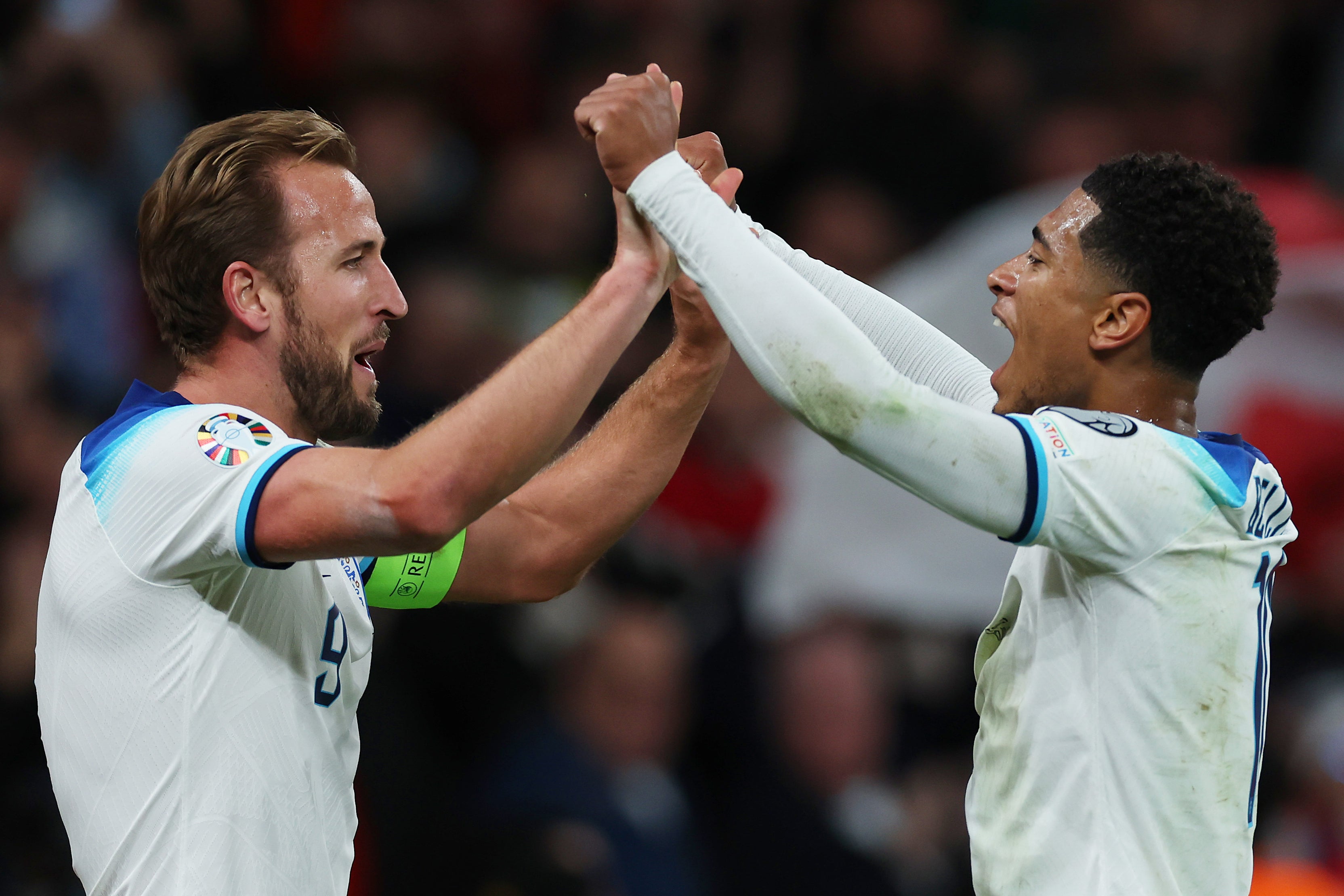 Harry Kane and Jude Bellingham often fill the same spaces on the field during England games