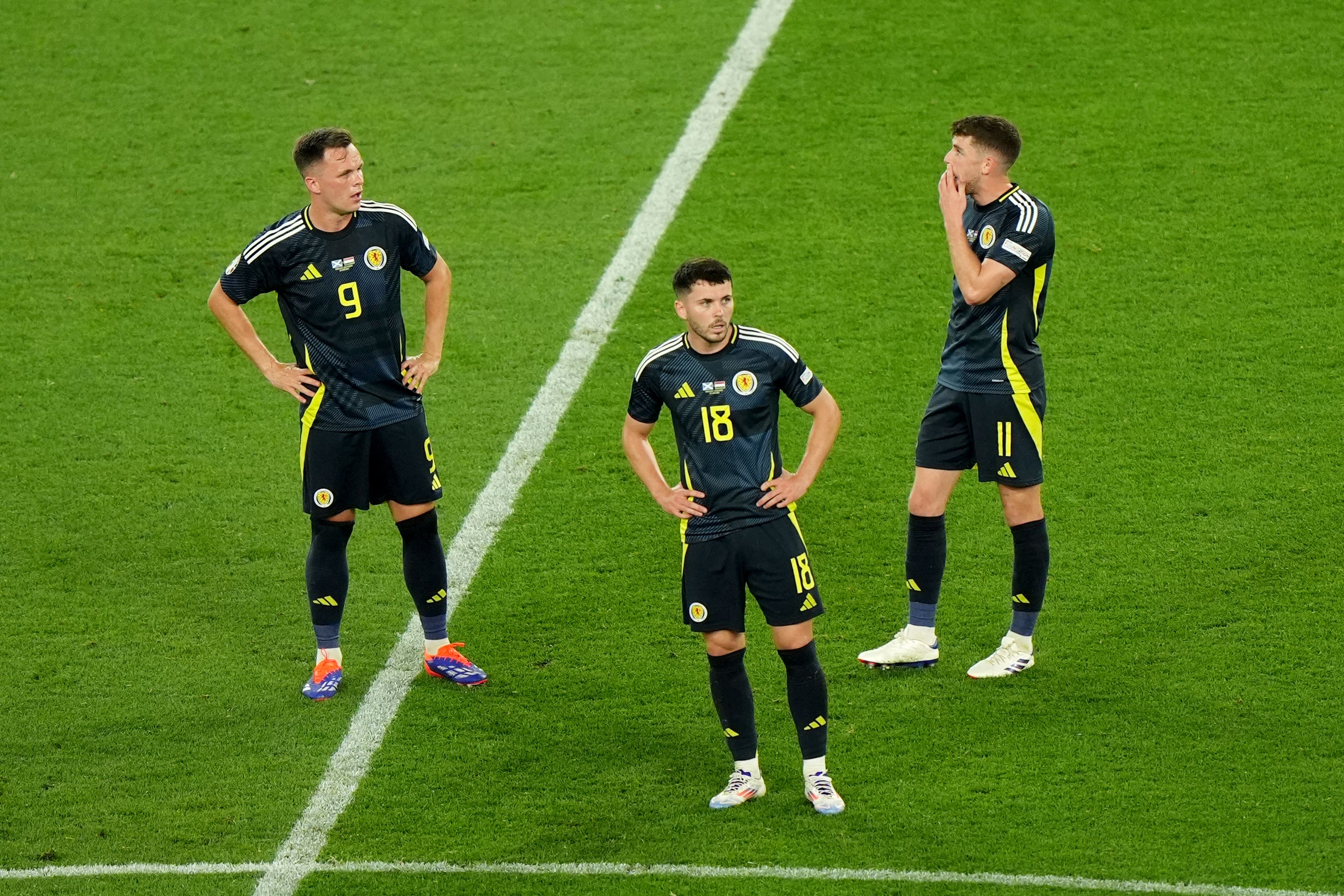 Scotland were devastated after defeat