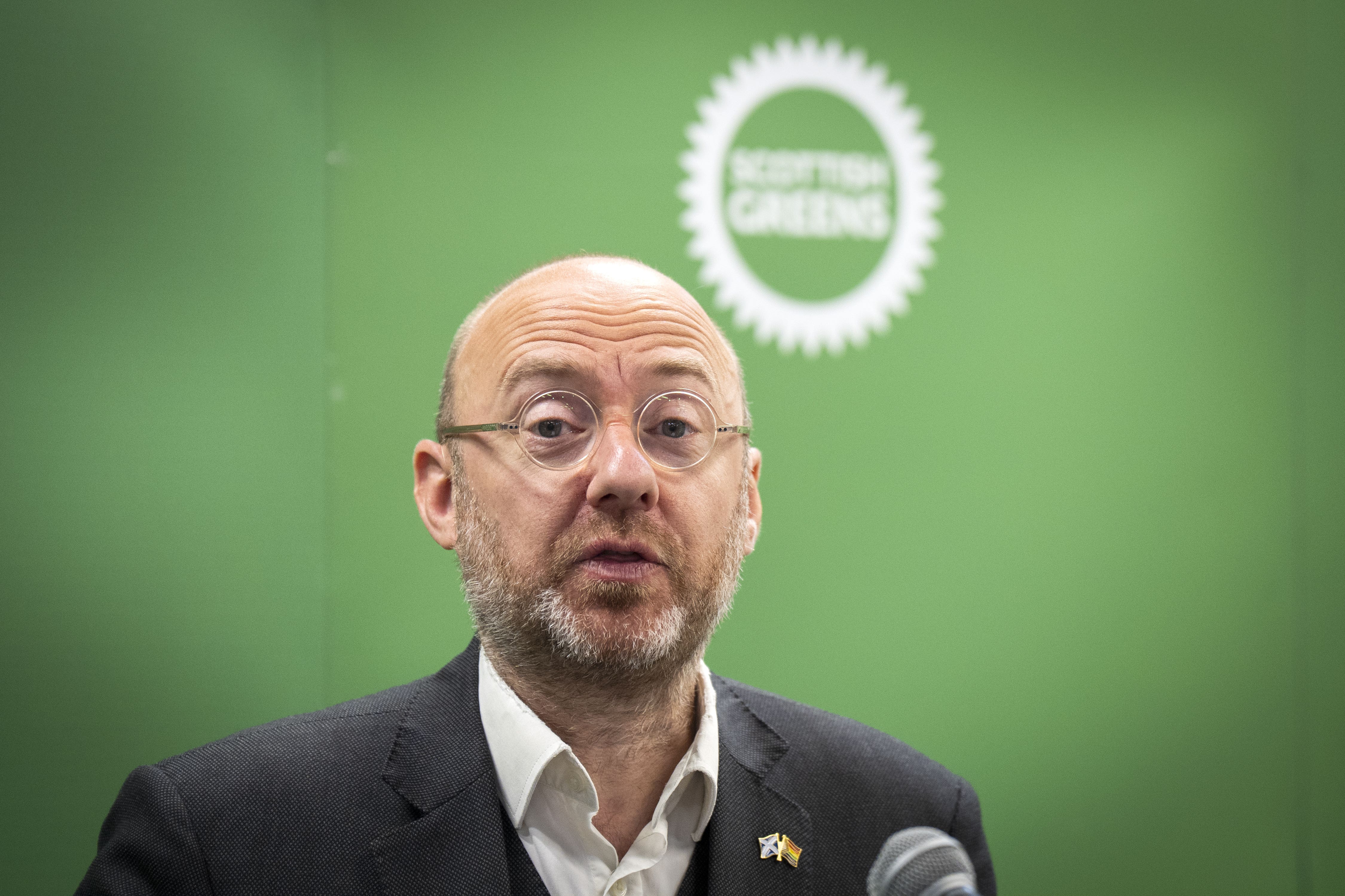 Scottish Green Party co-leader Patrick Harvie (PA)