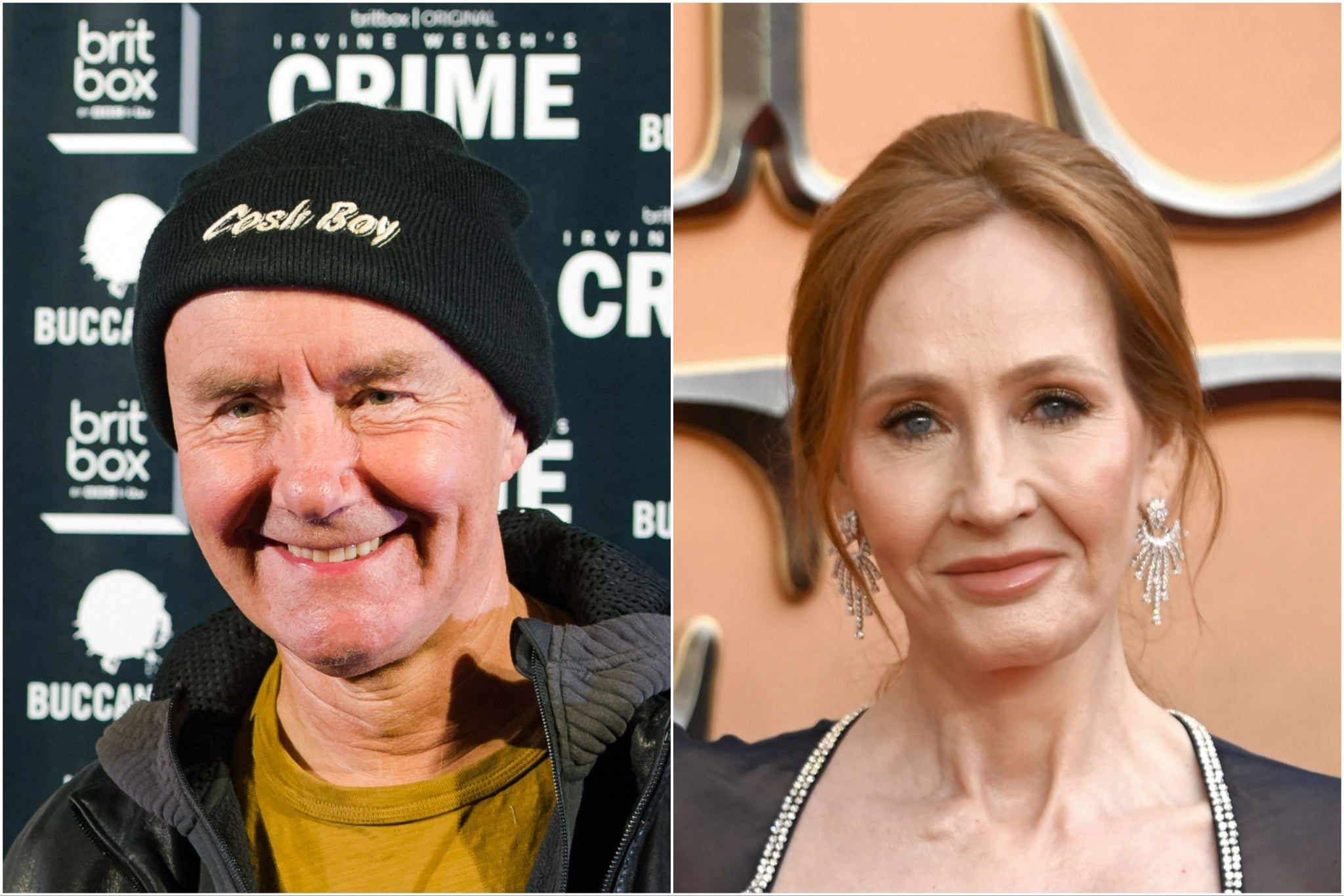 Irvine Welsh and JK Rowling