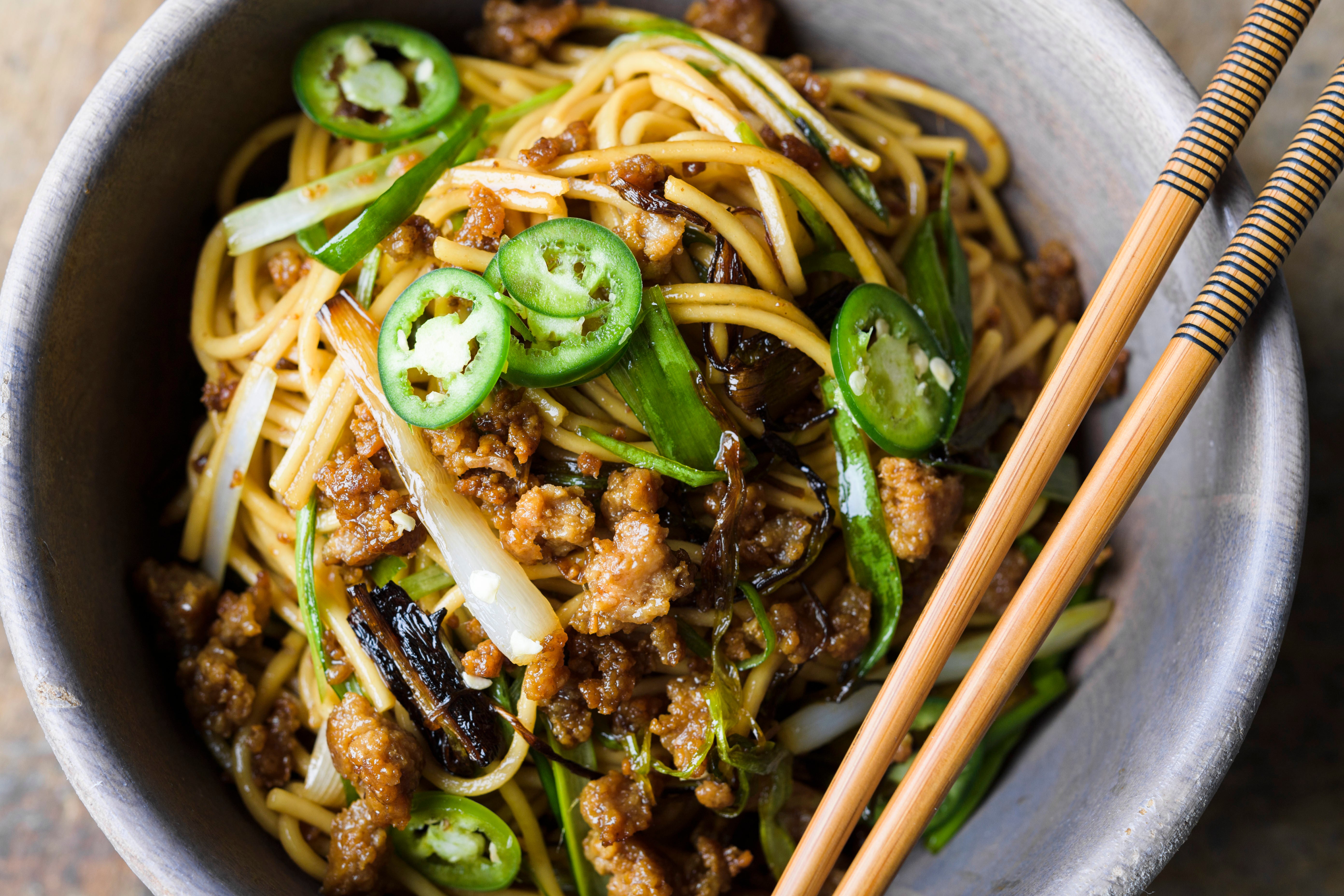 Food-MilkStreet-Pork Scallion Noodles