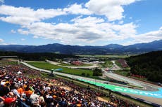 F1 grid: Starting positions for Austrian Grand Prix sprint race