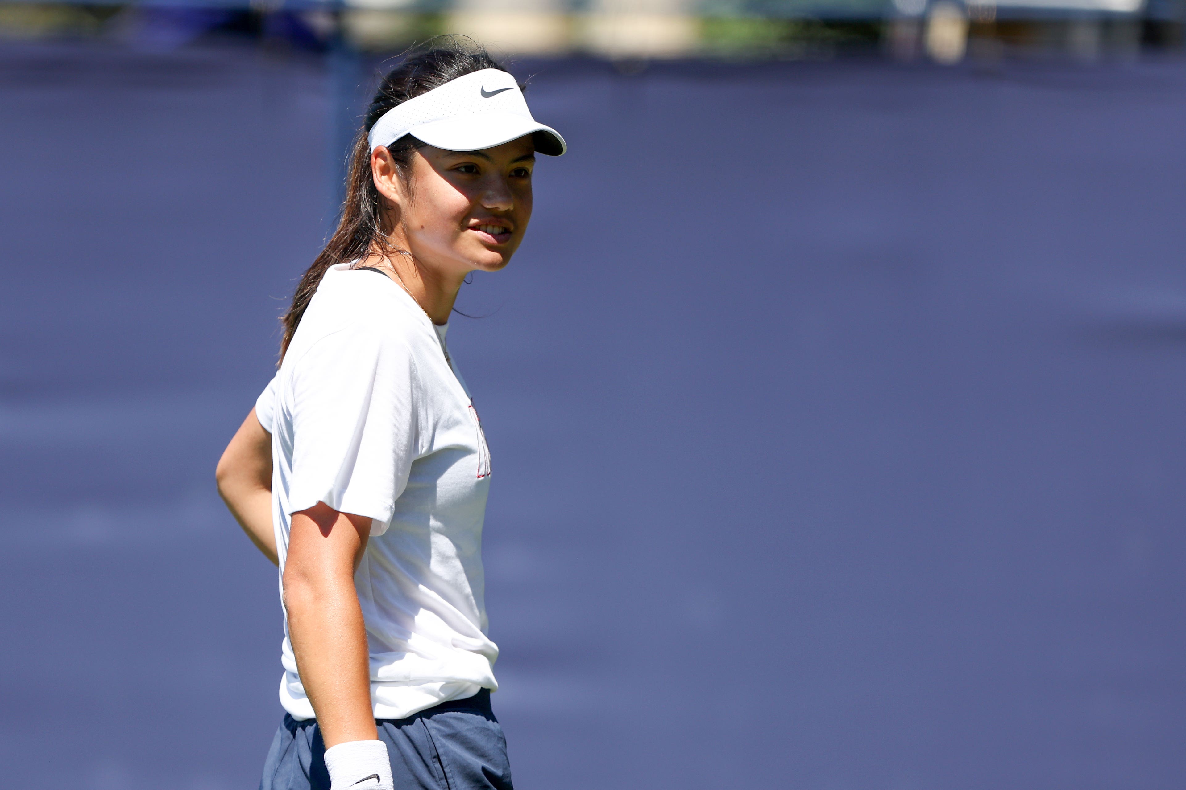 Emma Raducanu, pictured, will face Sloane Stephens in Eastbourne (George Tewkesbury/PA)