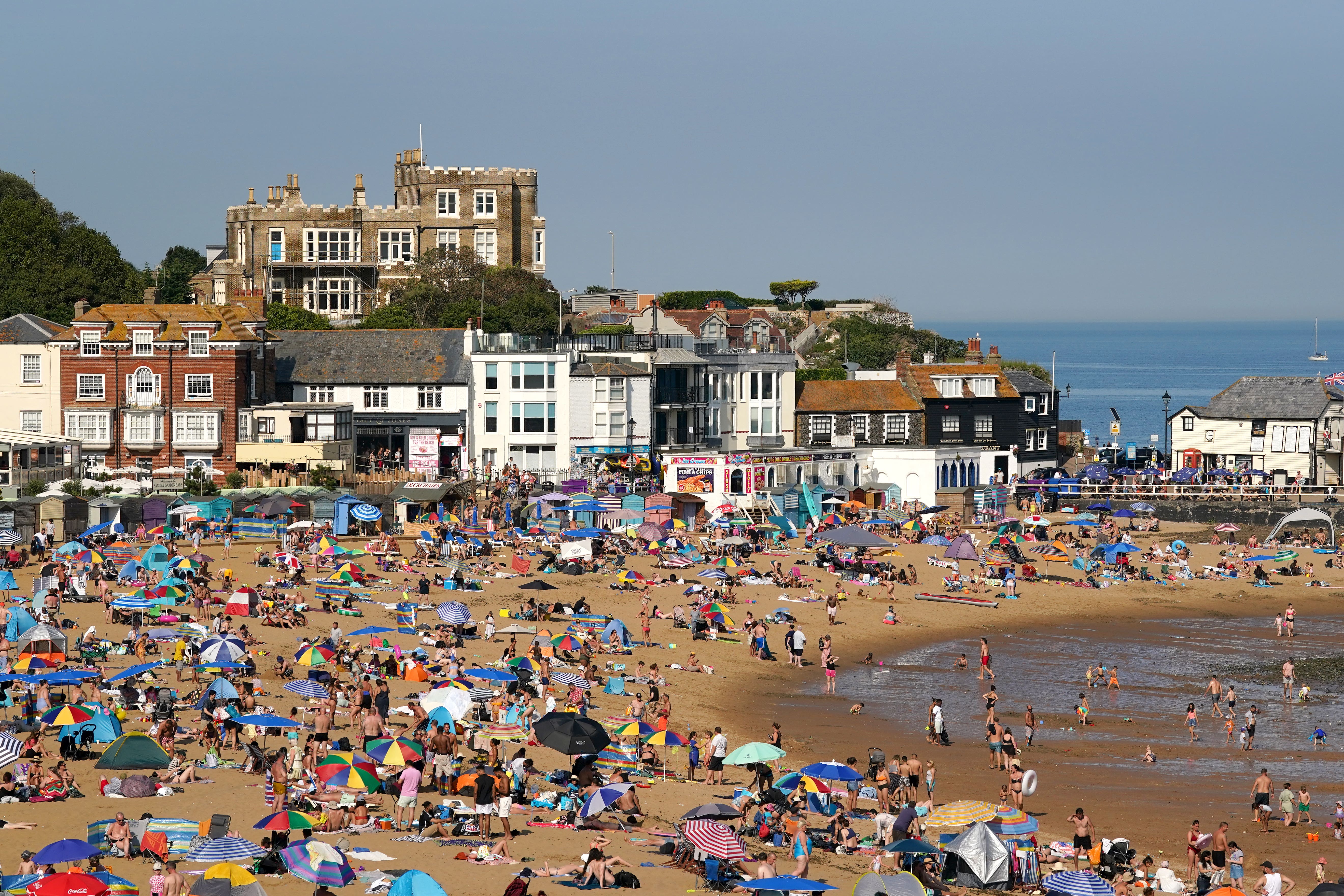 The hottest temperature recorded on Monday was 28.3C in Wisley, Surrey, the Met Office said (Gareth Fuller/PA)