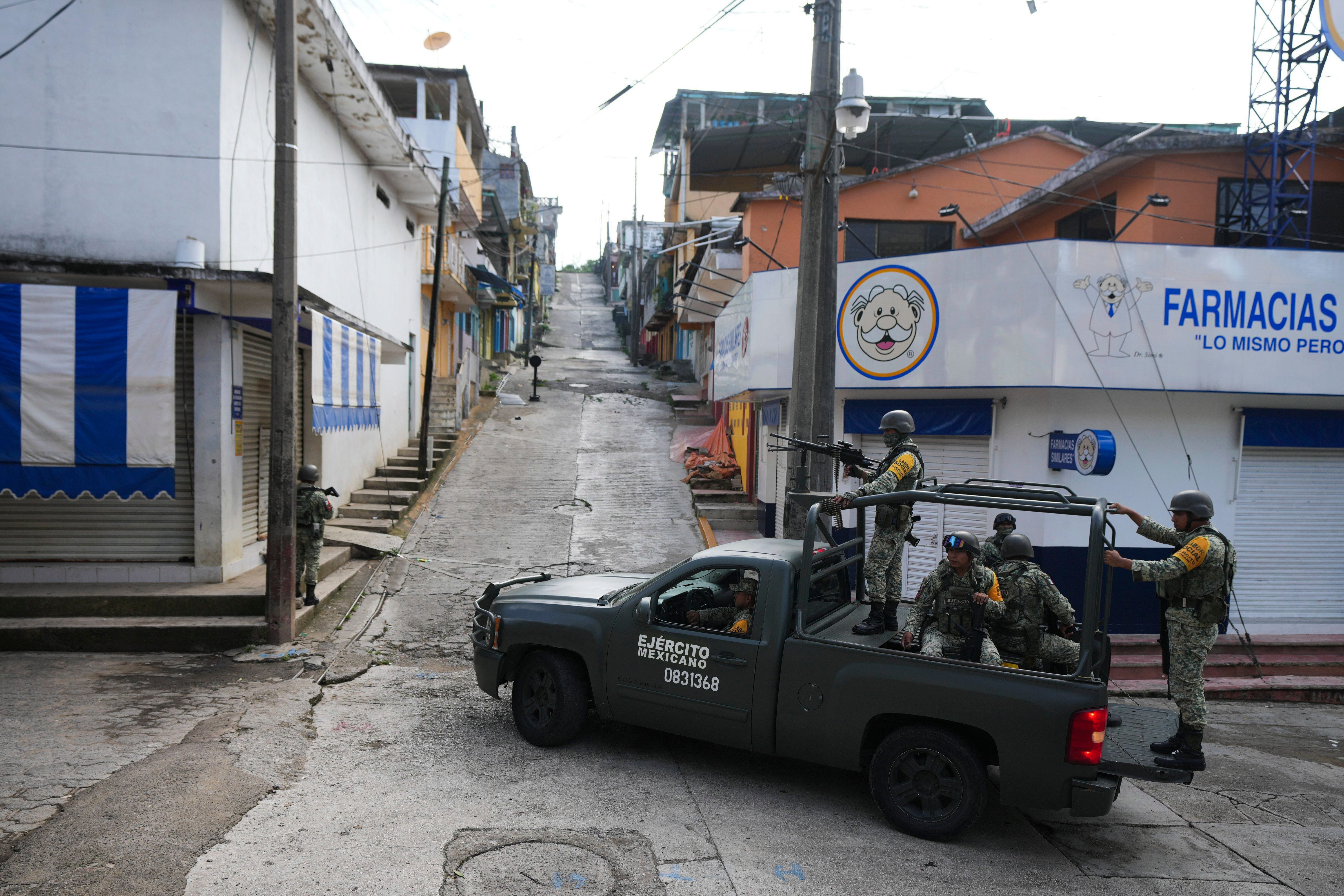 Mexico Security Displaced