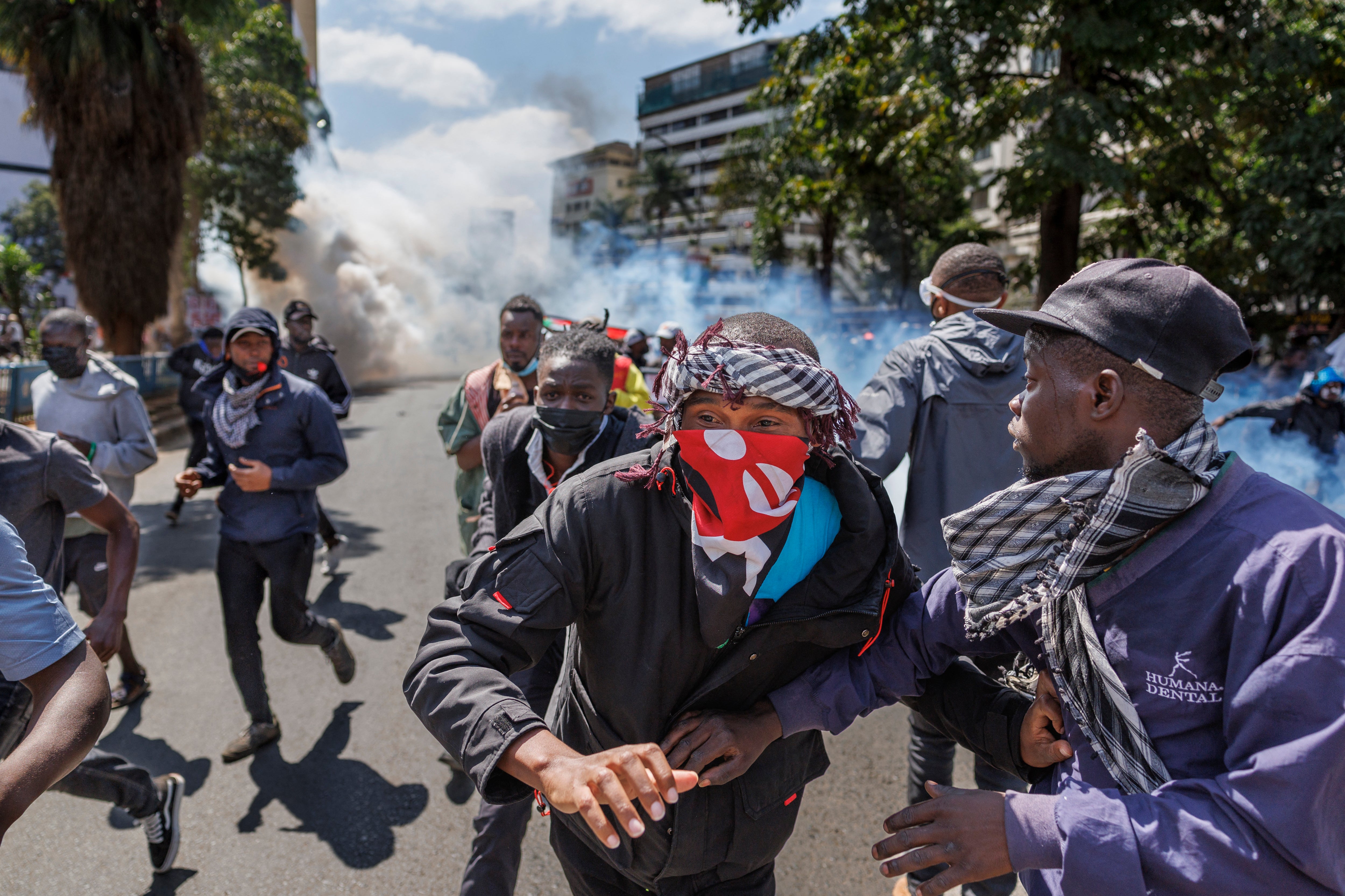 Dozens of protesters have been shot dead and injured while storming the Kenyan parliament on Tuesday