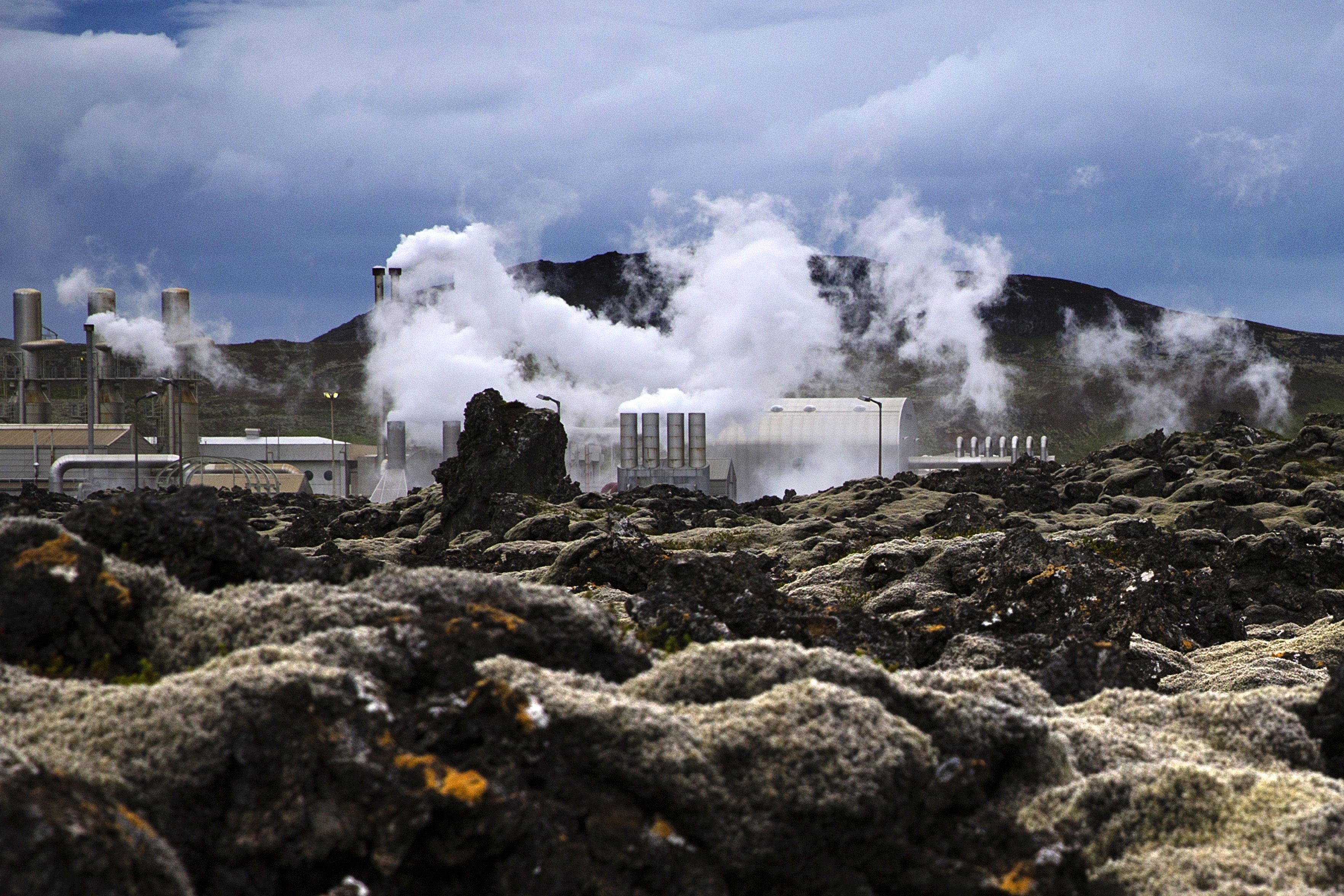 A geothermal power station near Grindavík in Iceland on 5 July, 2014