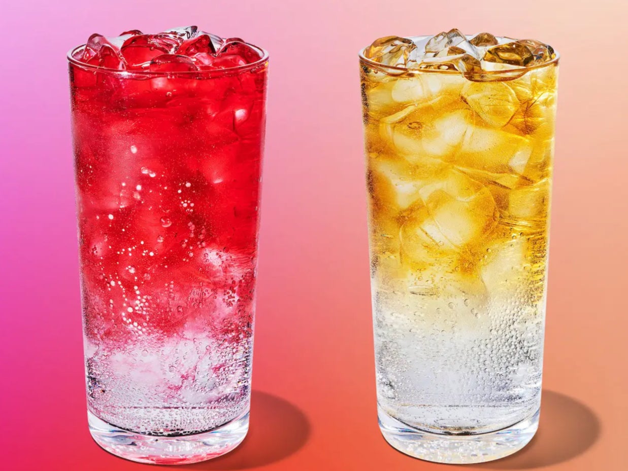 A promotional image of Starbucks’ Iced Energy drinks. The drinks were announced less than two months after Panera Bread announced it would discontinue its Charged Lemonade energy drink following several wrongful death and injury lawsuits tied to the beverage