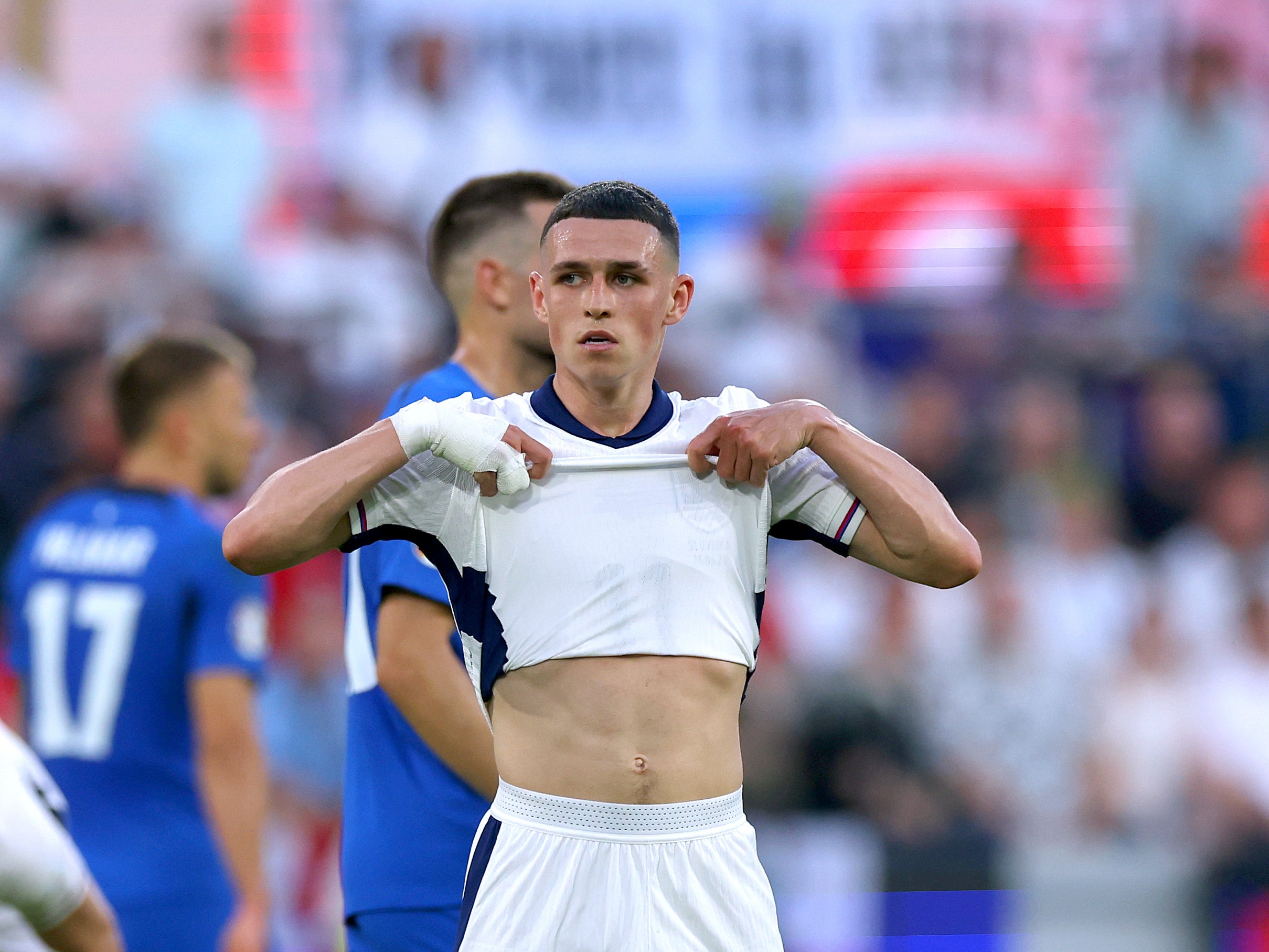 Phil Foden was England’s most lively player