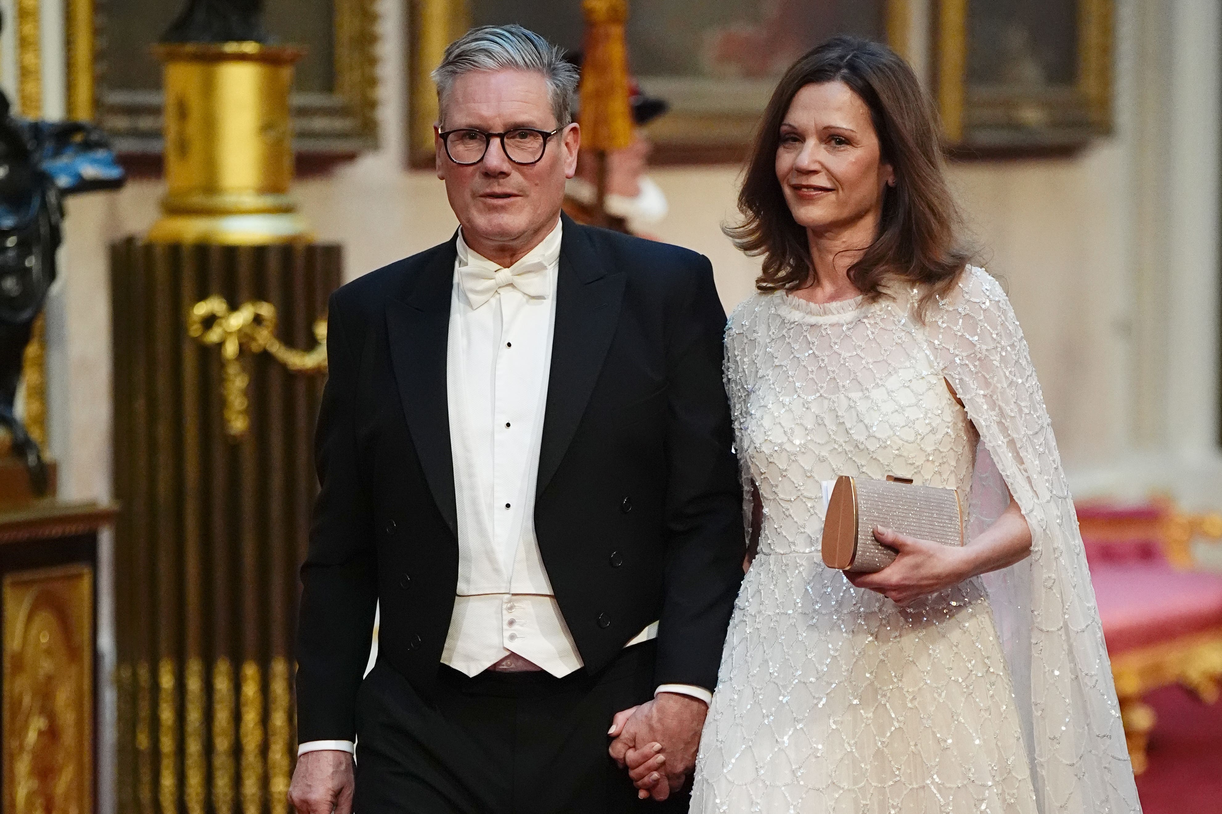 Labour leader Sir Keir Starmer and his wife Victoria (Aaron Chown/PA)