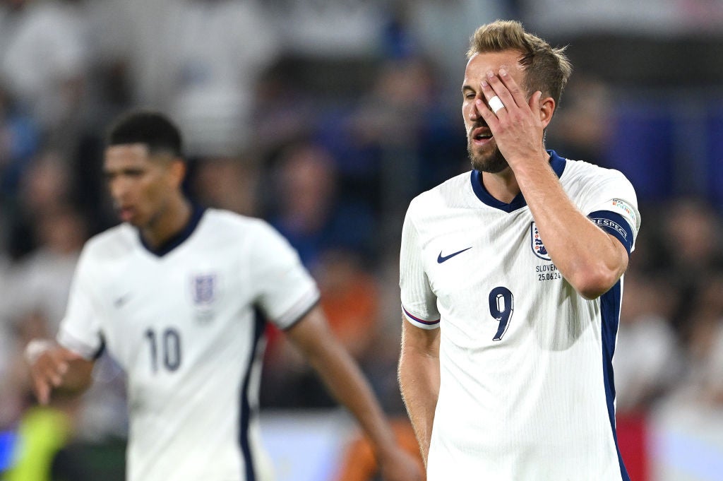 England skipper Harry Kane endured another frustrating night