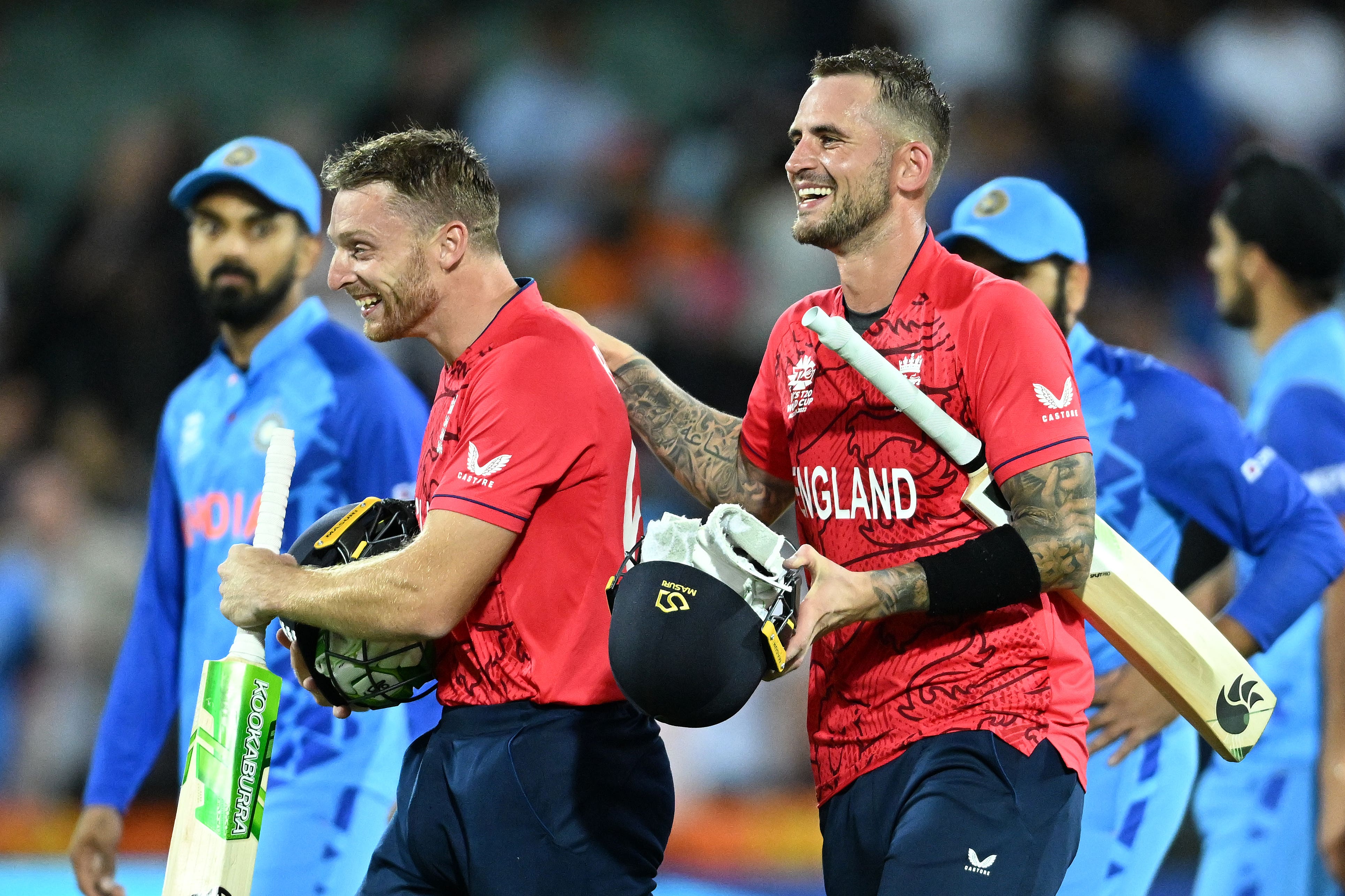 England’s Jos Buttler (left) and Alex Hales produced a brilliant opening stand against India at the Adelaide Oval (PA Archive)