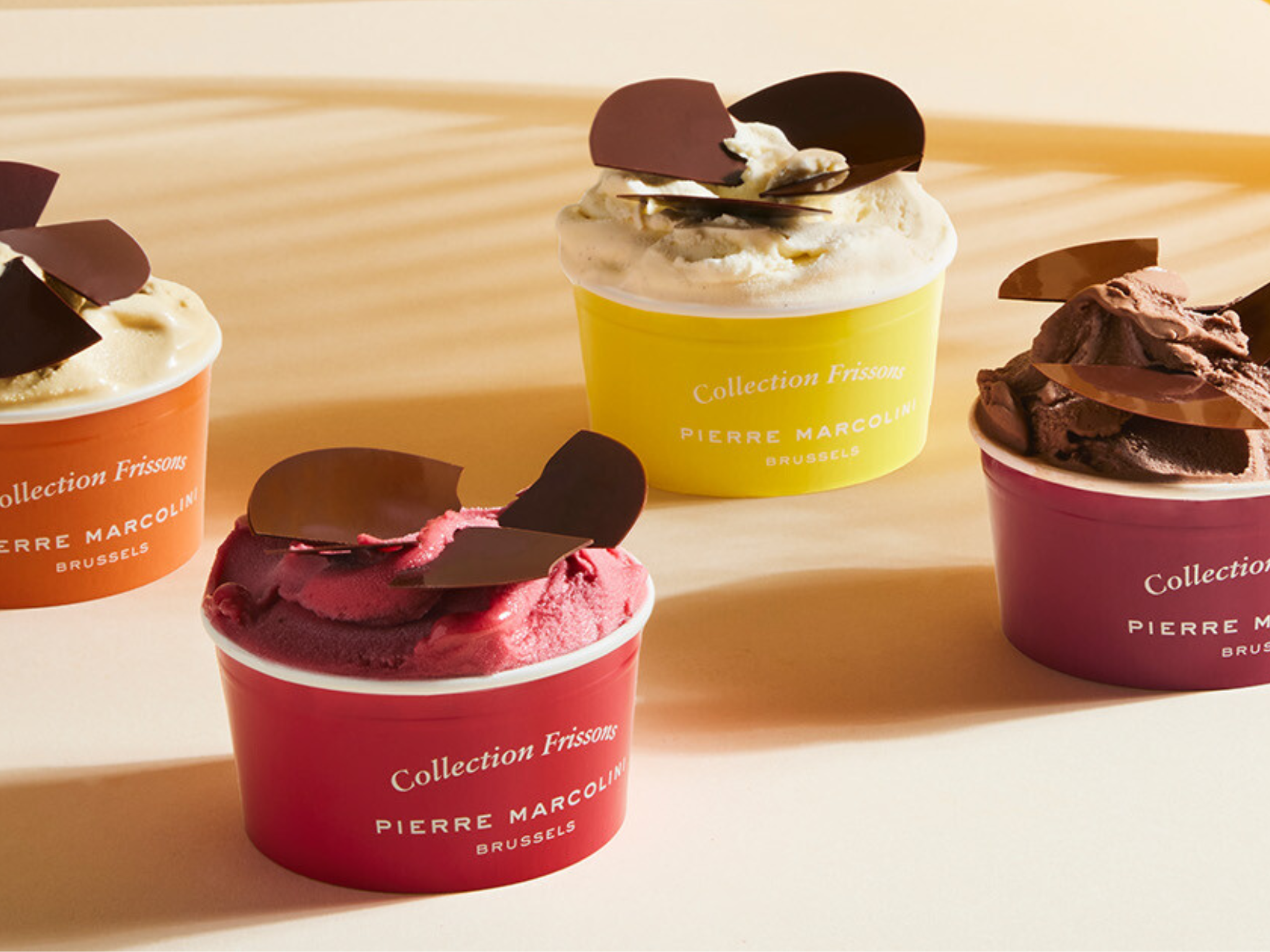 Pierre Marcolini’s summer ice cream collection