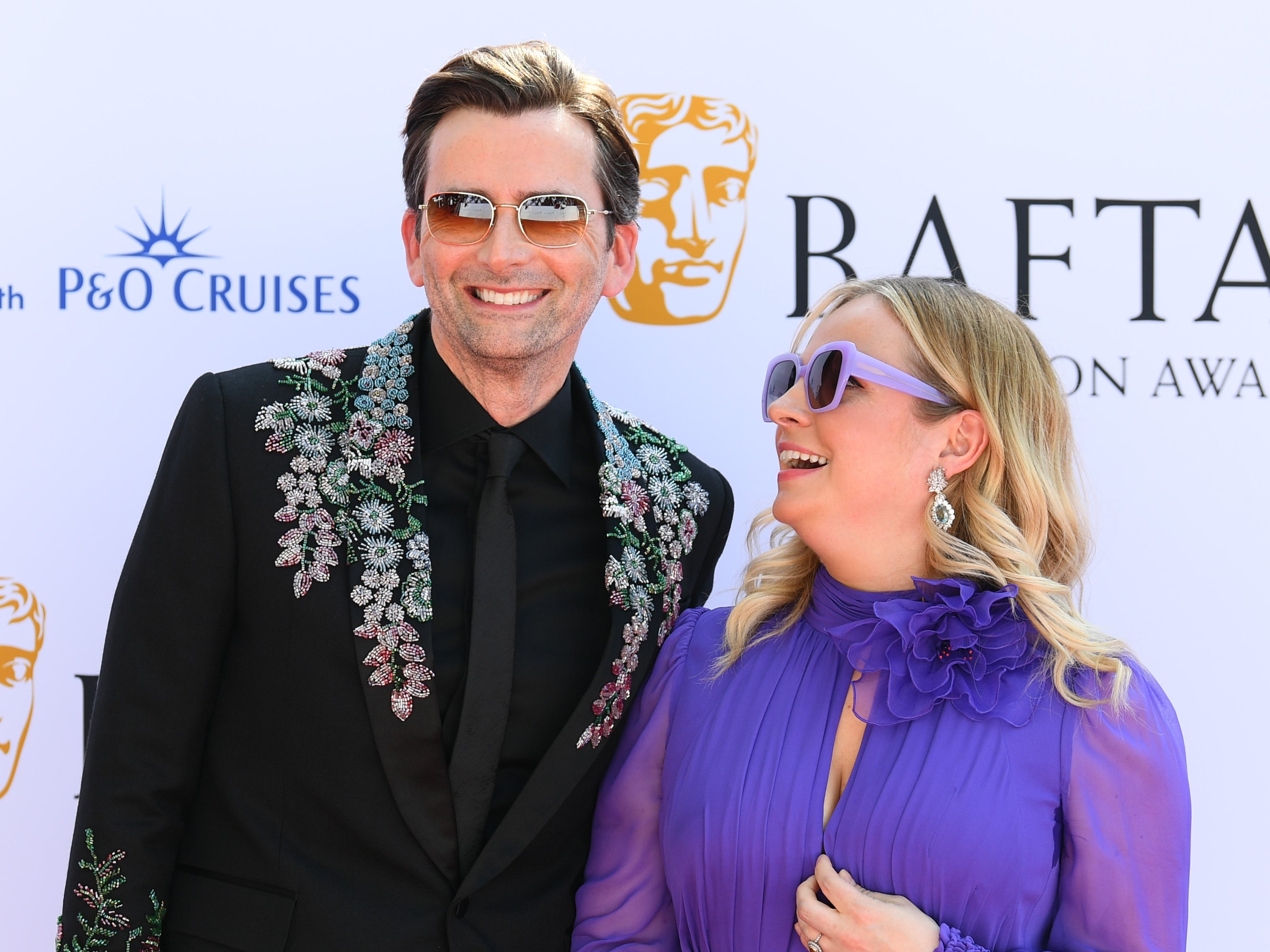 David Tennant and Georgia Tennant at the 2024 BAFTA Television Awards