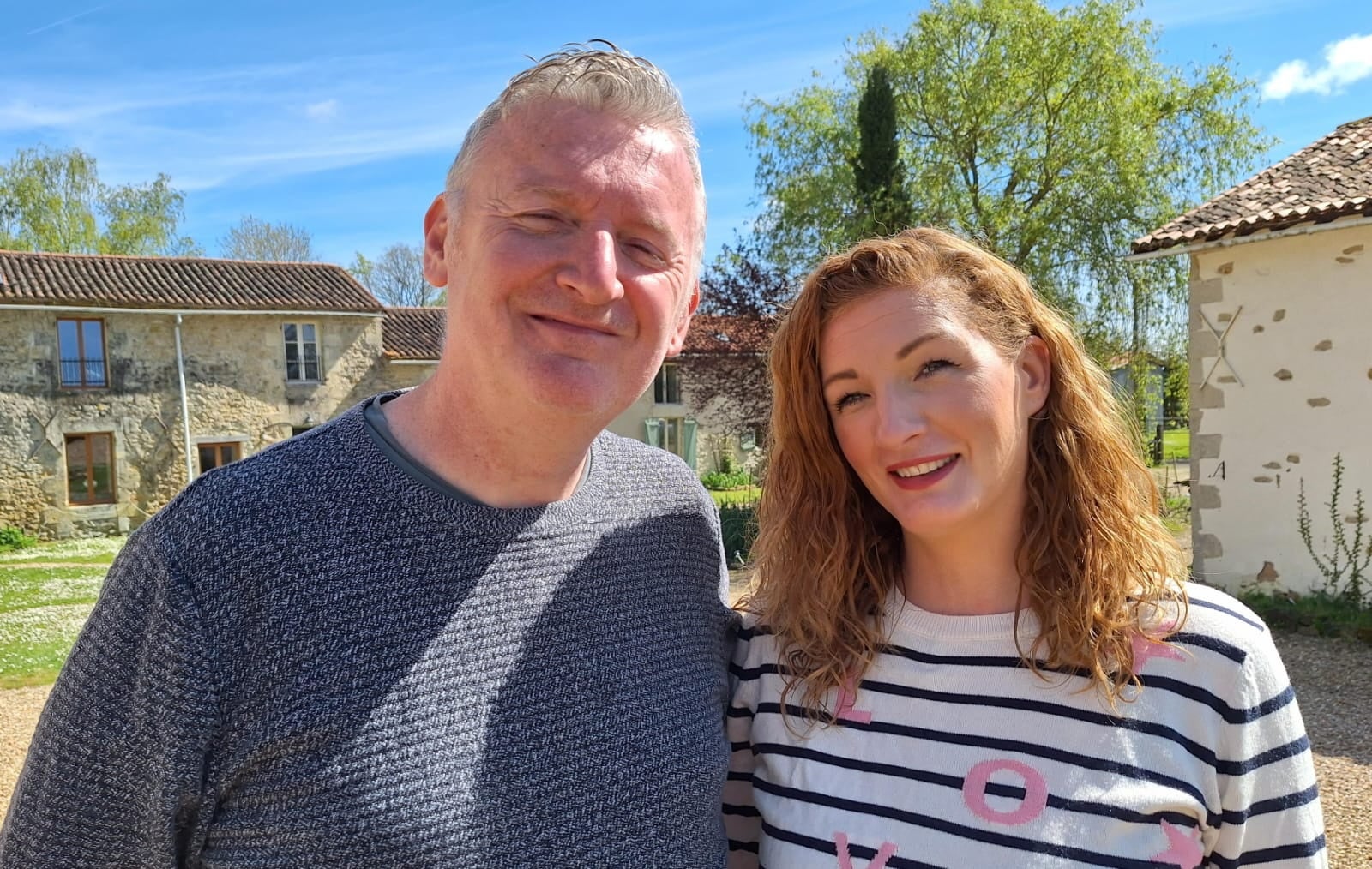 David and Liz Murphy. A family who brought an entire French village say their lives have improved since leaving the UK