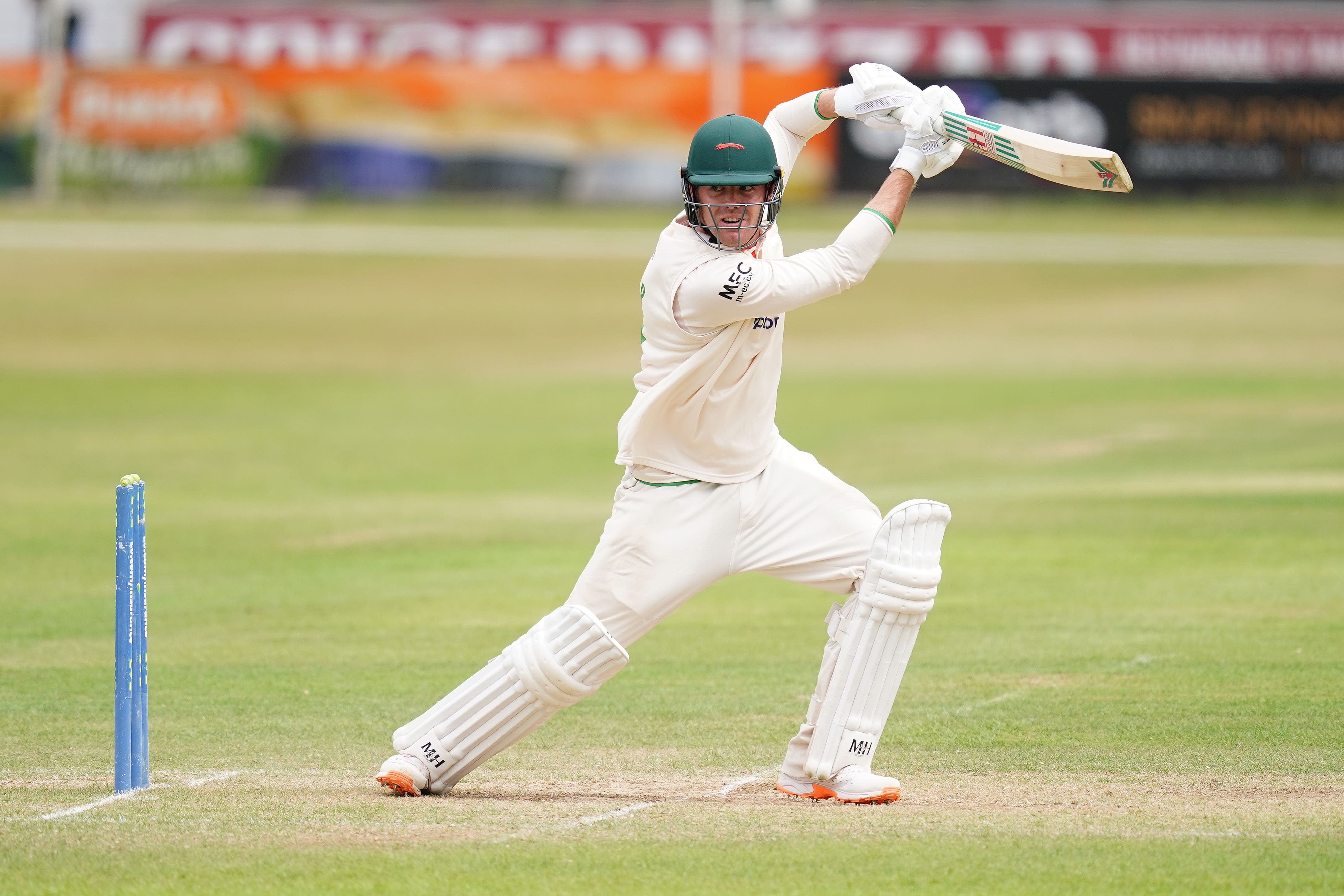 Louis Kimber hit Ollie Robinson for 43 in one over (David Davies/PA)